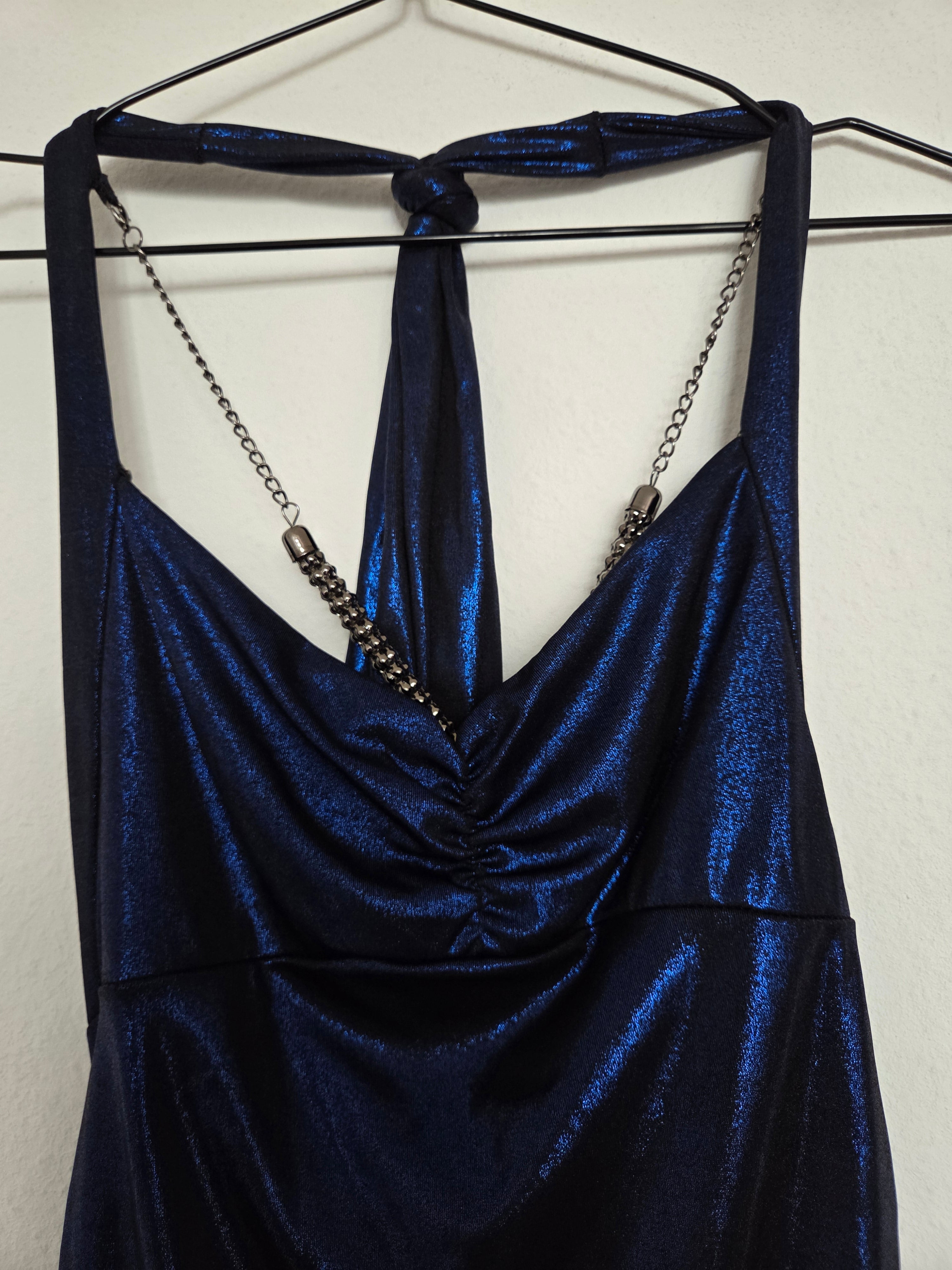 Top bleu brillant