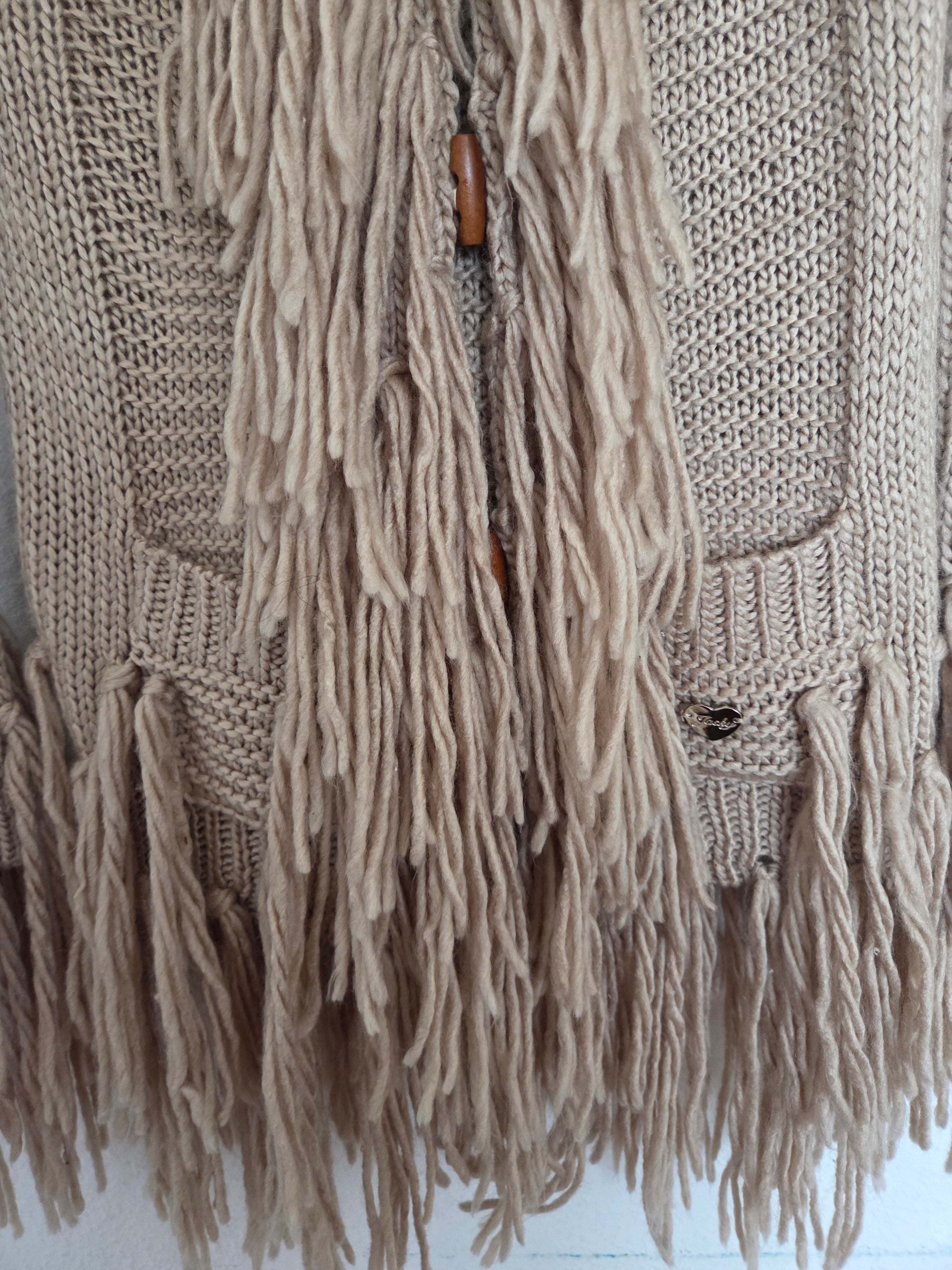 Cardigan franges y2k
