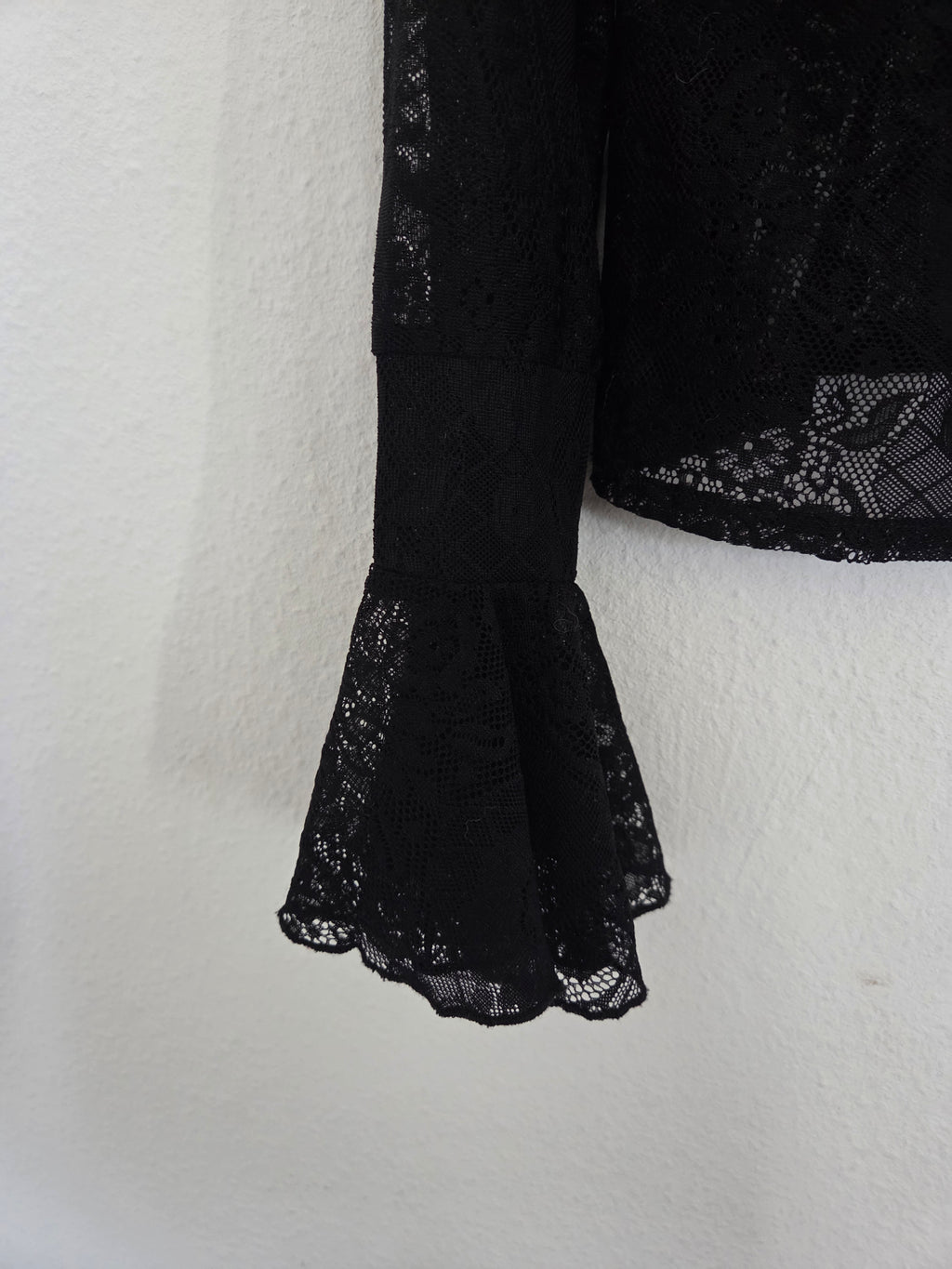 Chemise col froufrou