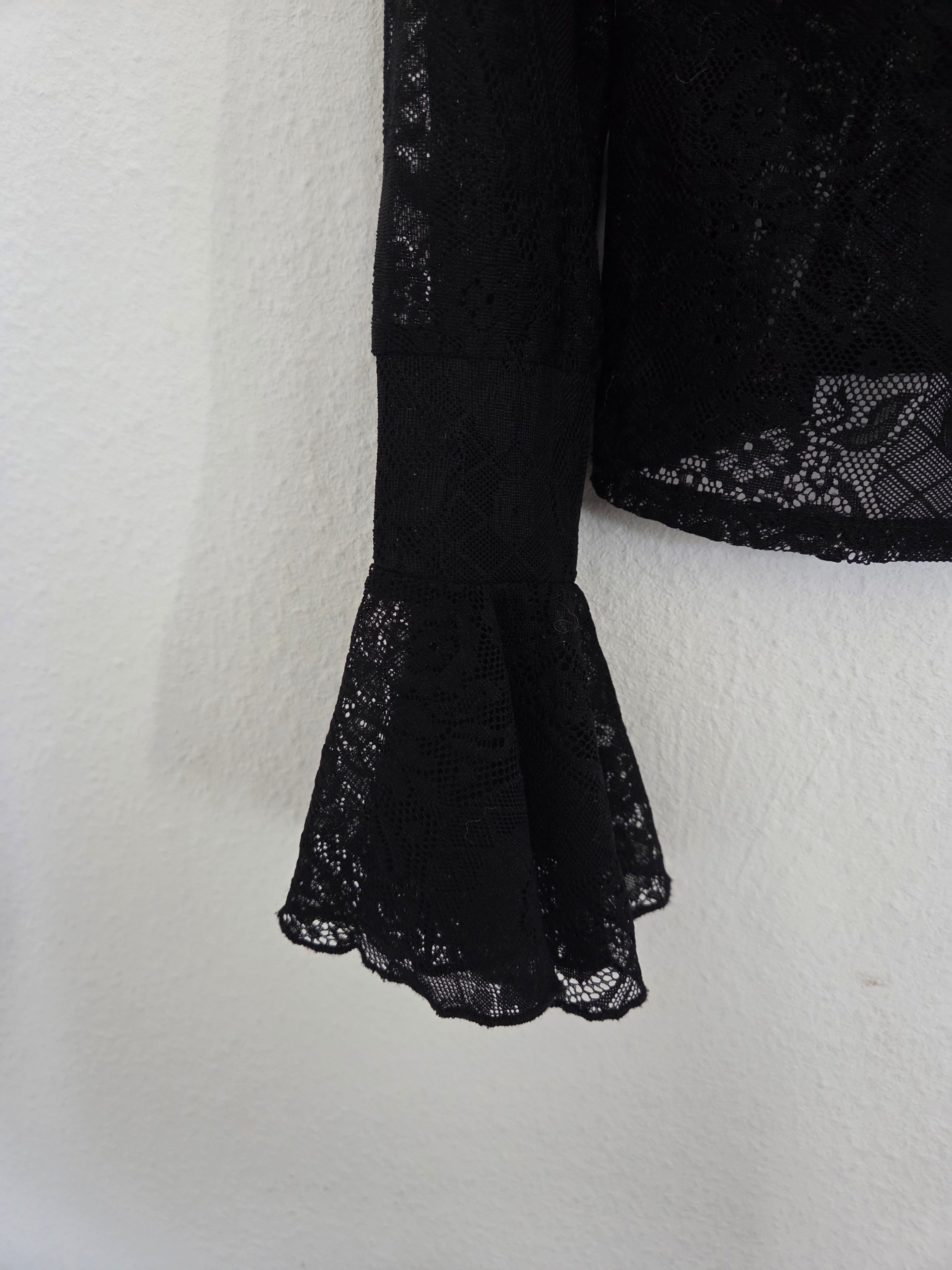 Chemise col froufrou
