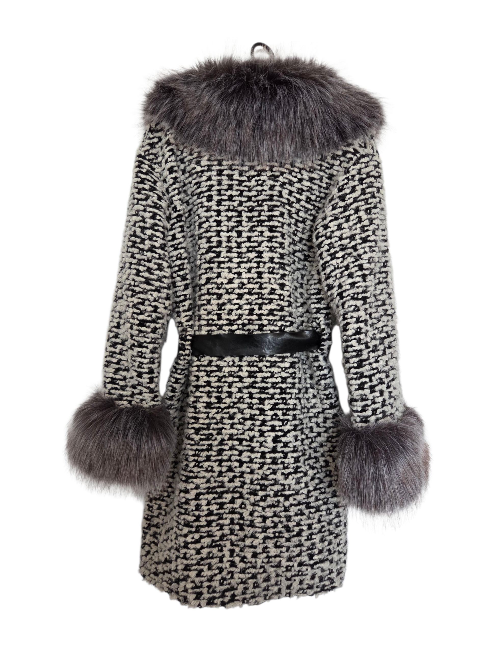 Veste fourrure hiver