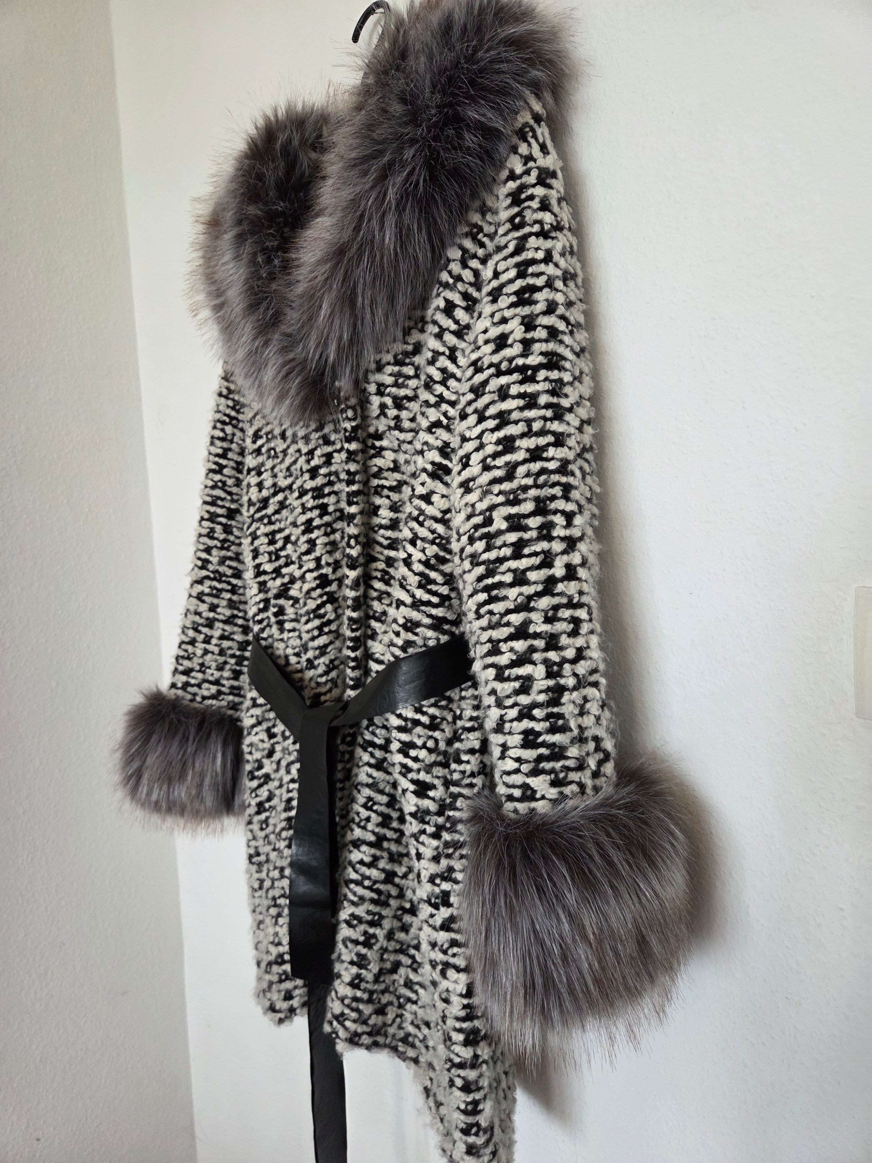 Veste fourrure hiver
