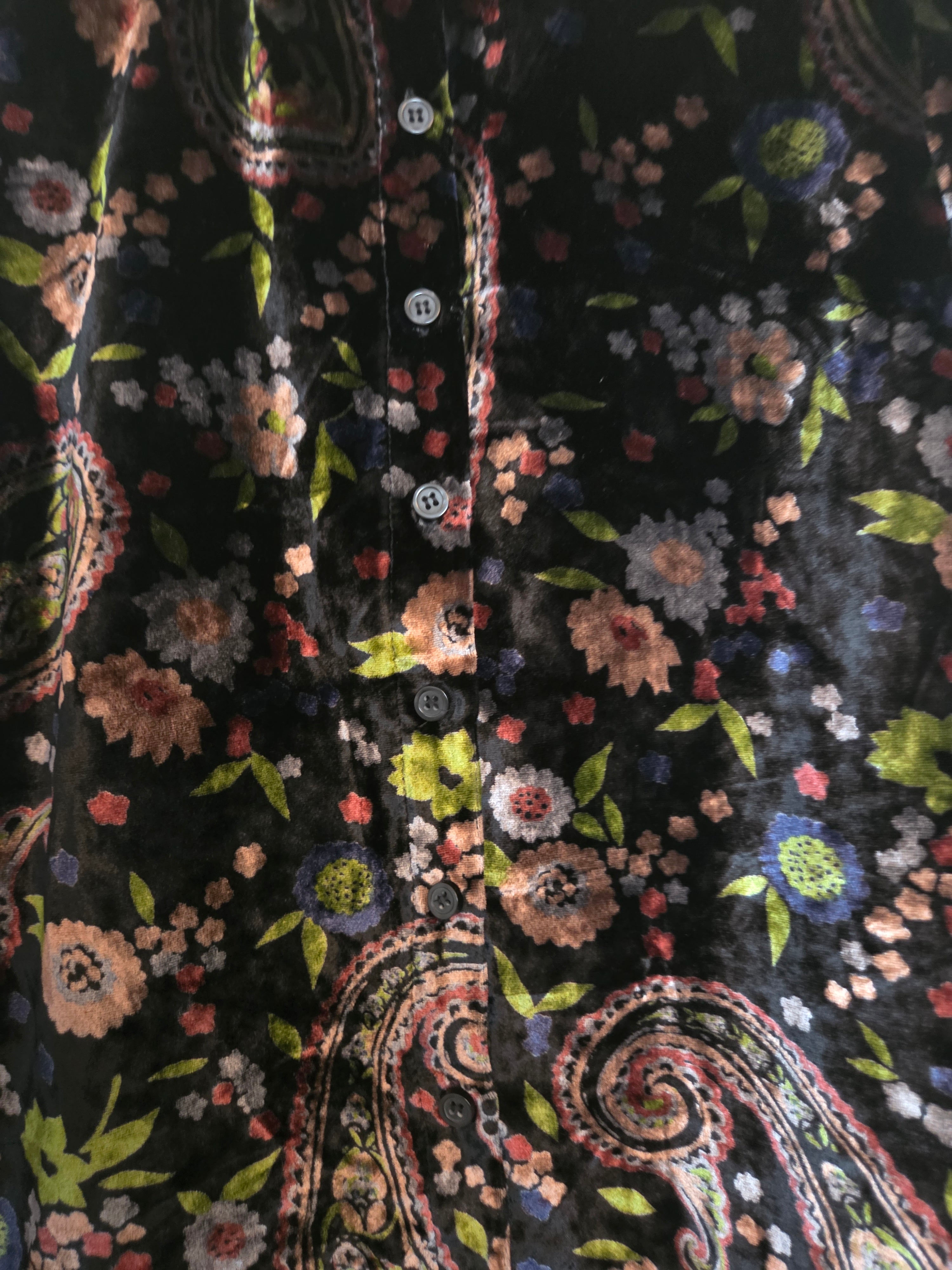 Chemise en velours Bel air