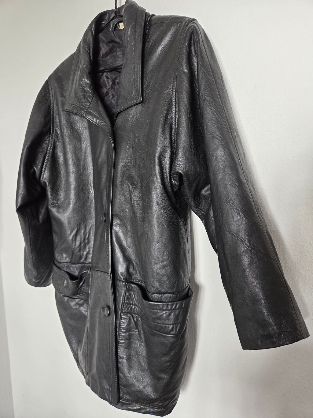Veste en cuir Mixte