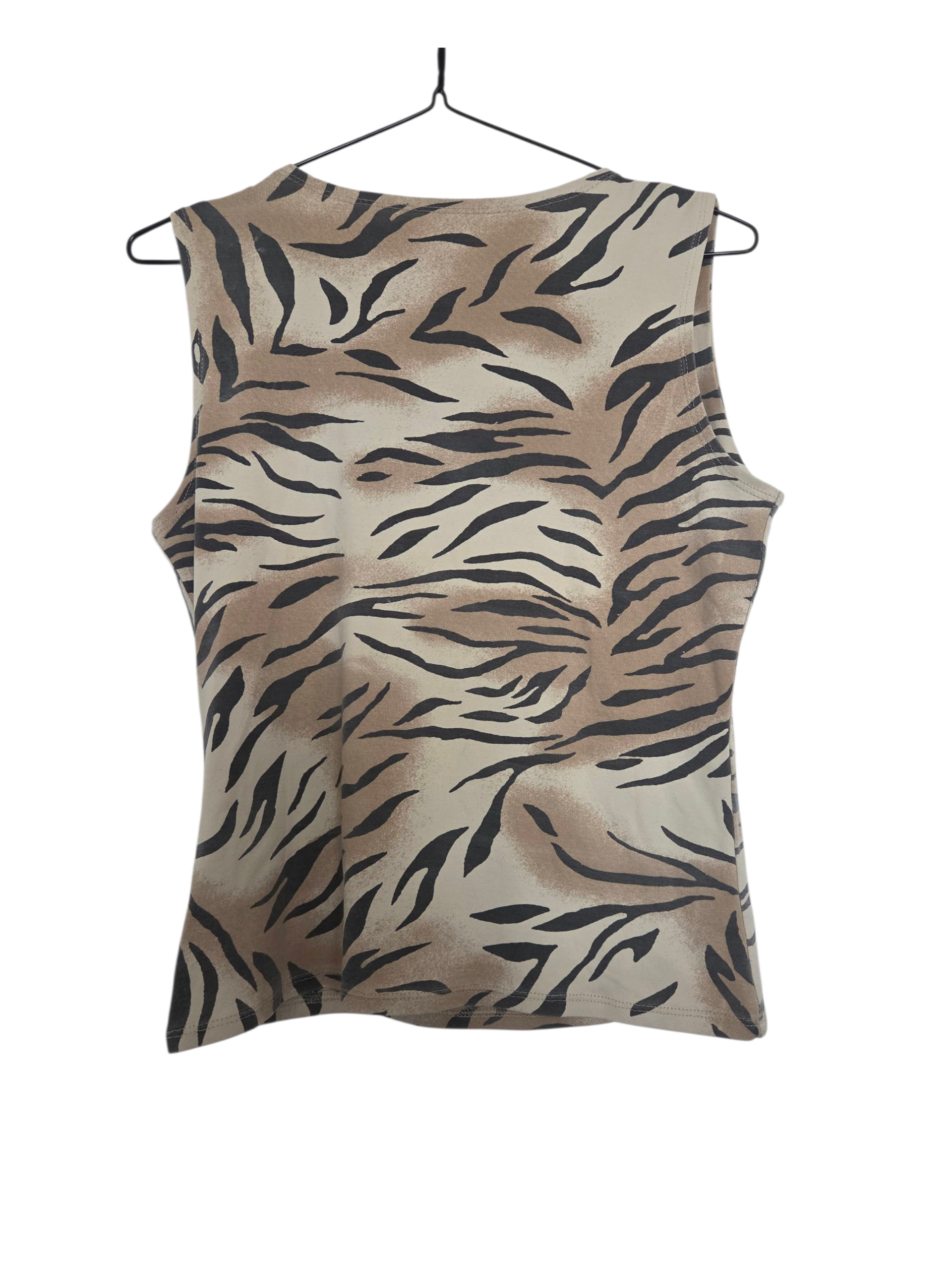 Top imprimé tigre
