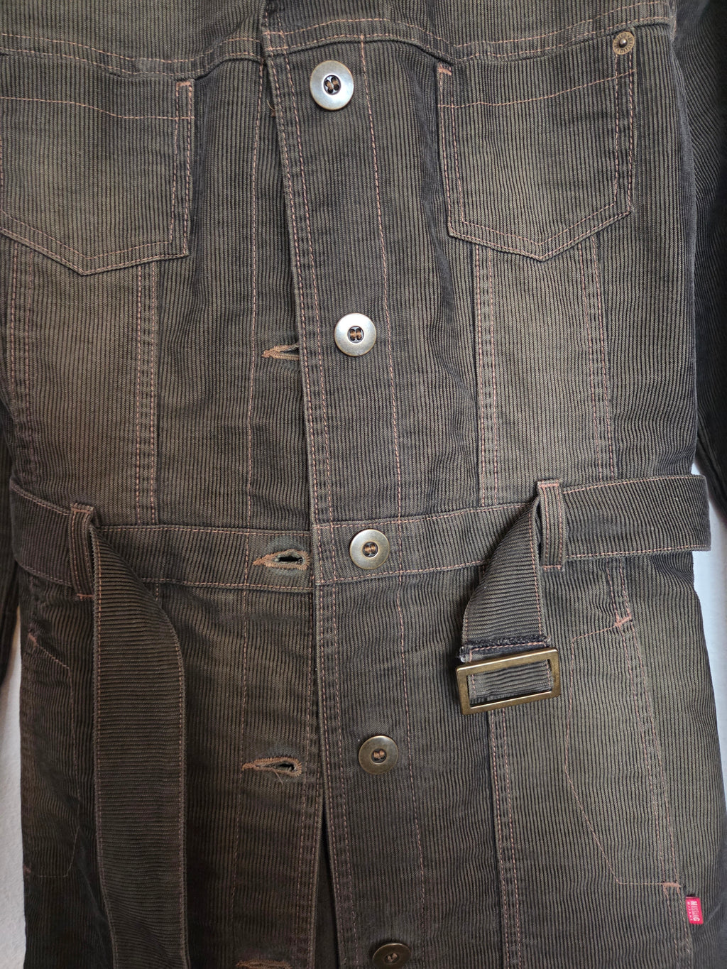 Veste velours côtelé