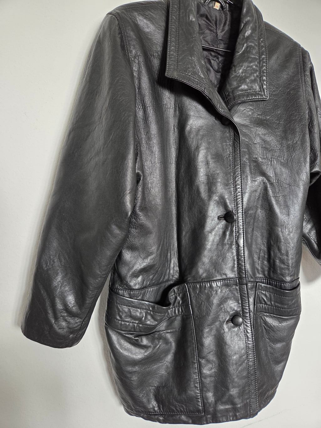 Veste en cuir Mixte