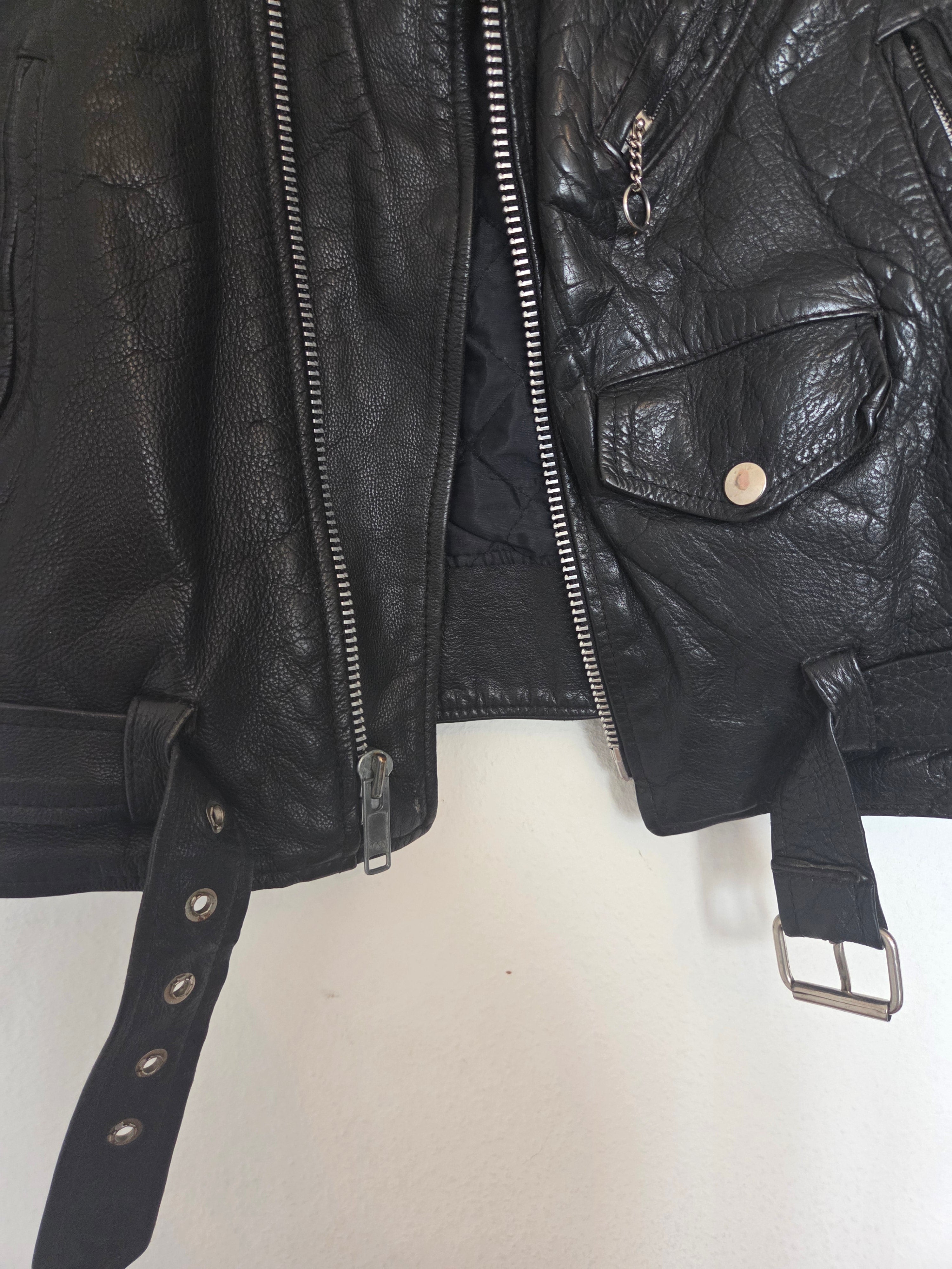 Perfecto Cuir véritable 80's mixte