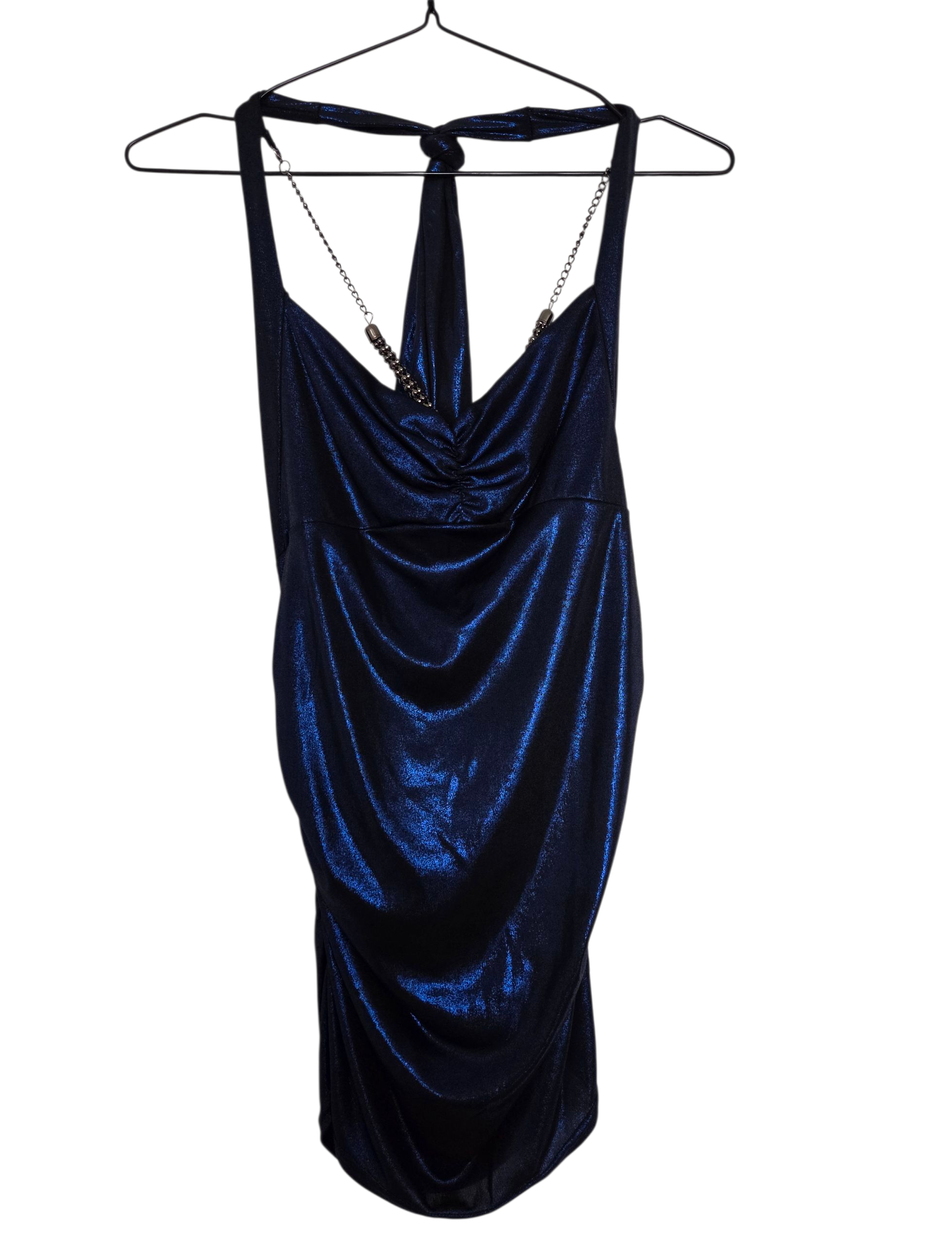 Top bleu brillant