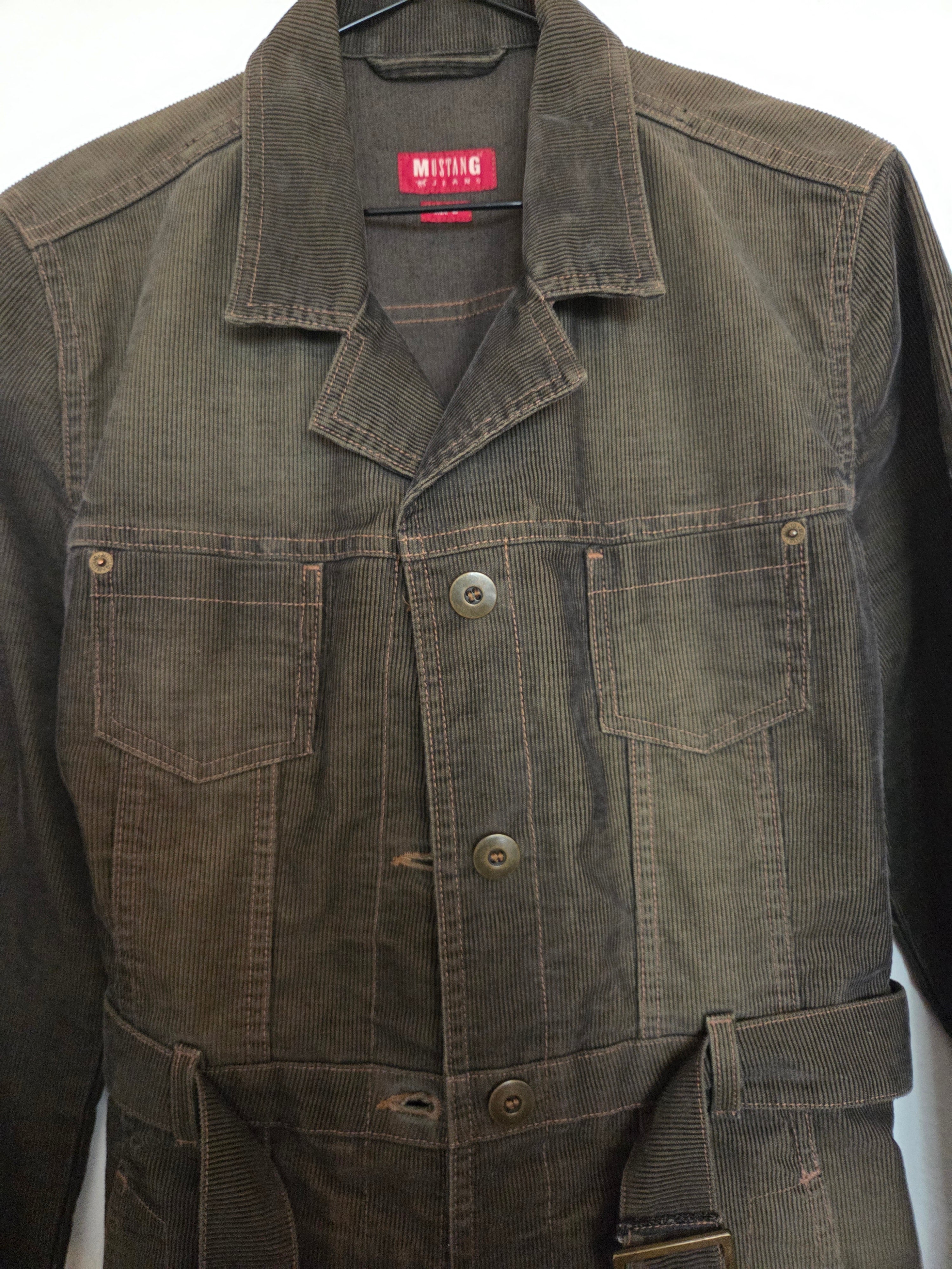 Veste velours côtelé