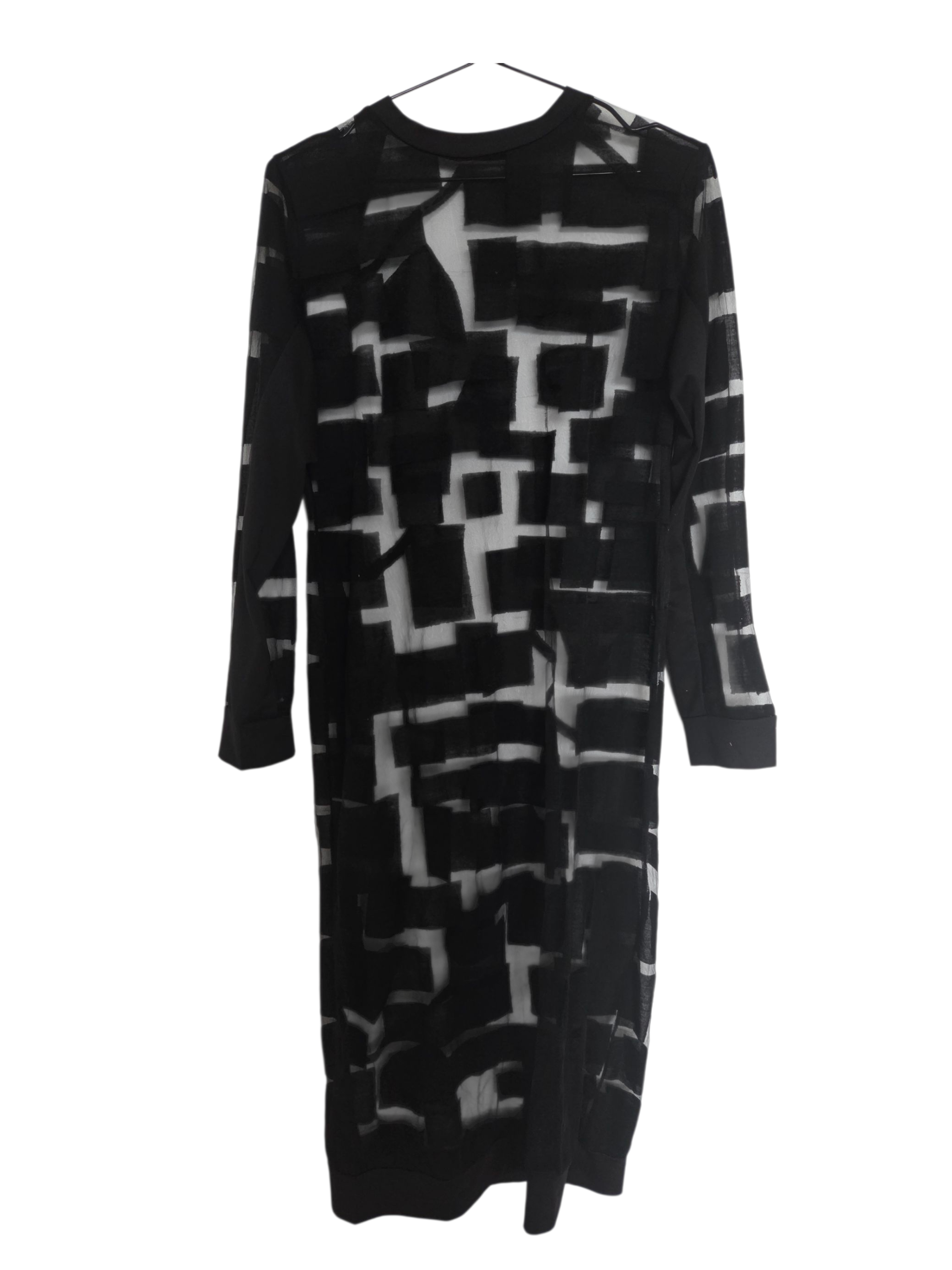Robe transparente noire