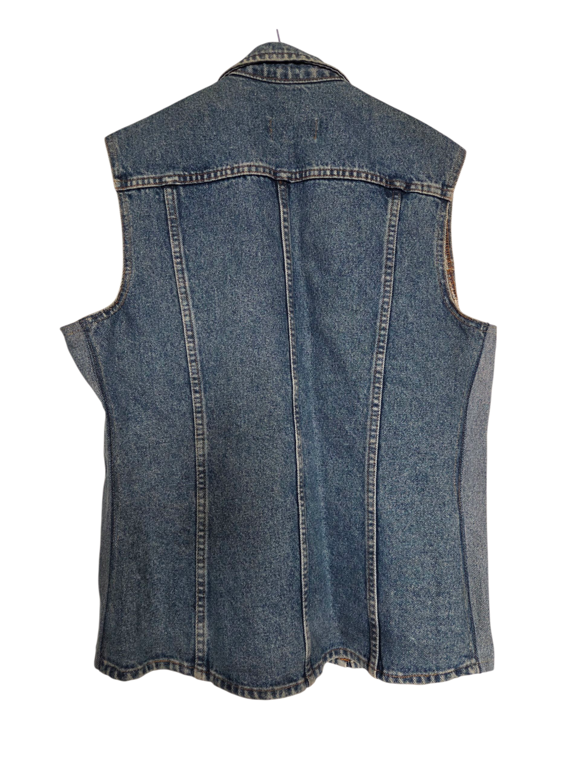 Veste sans manche jeans