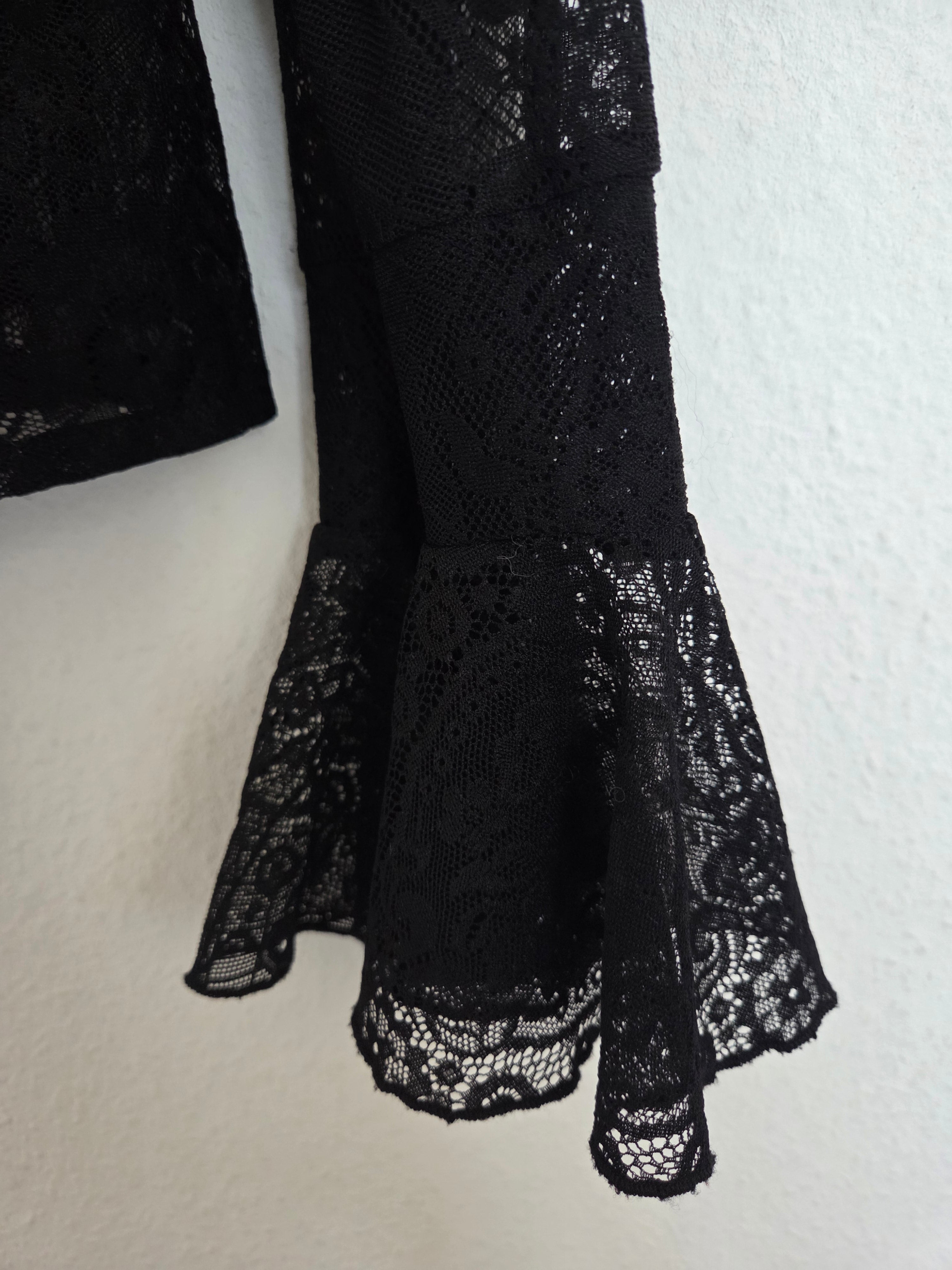 Chemise col froufrou