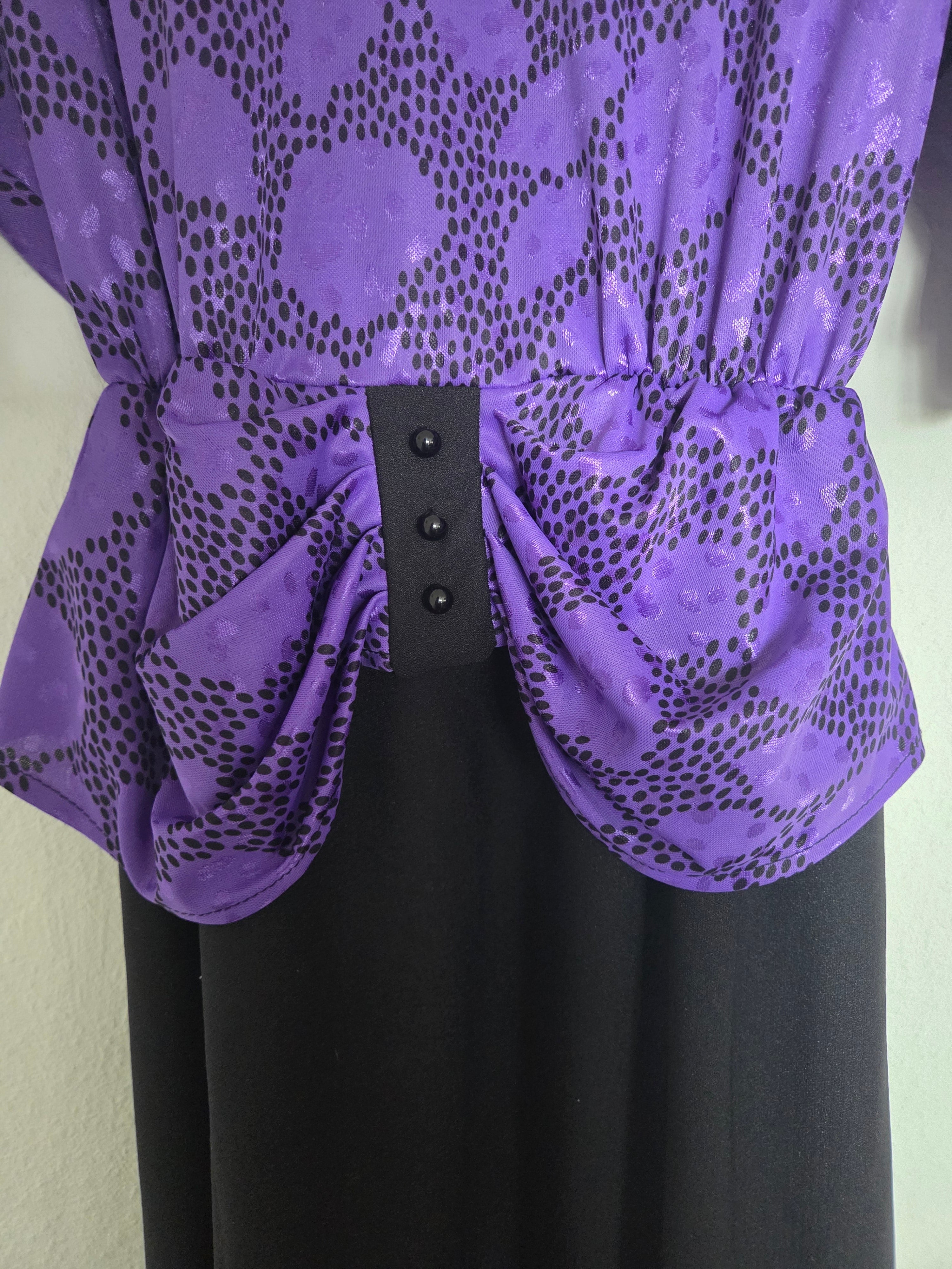 Robe péplum vintage