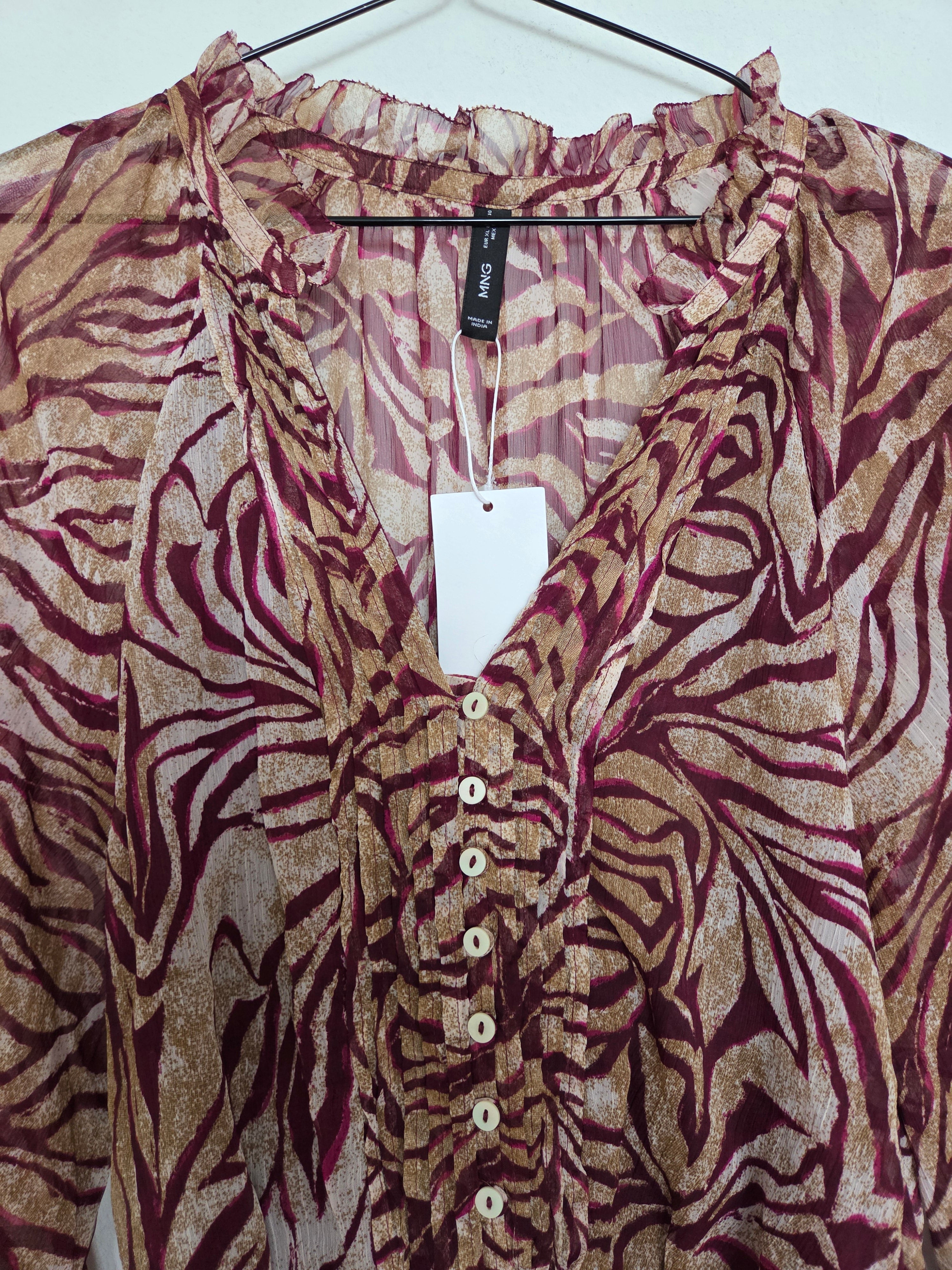 Robe zèbre Mango