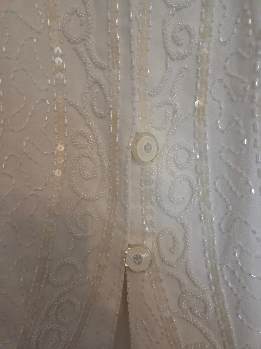 Veste blanche vintage
