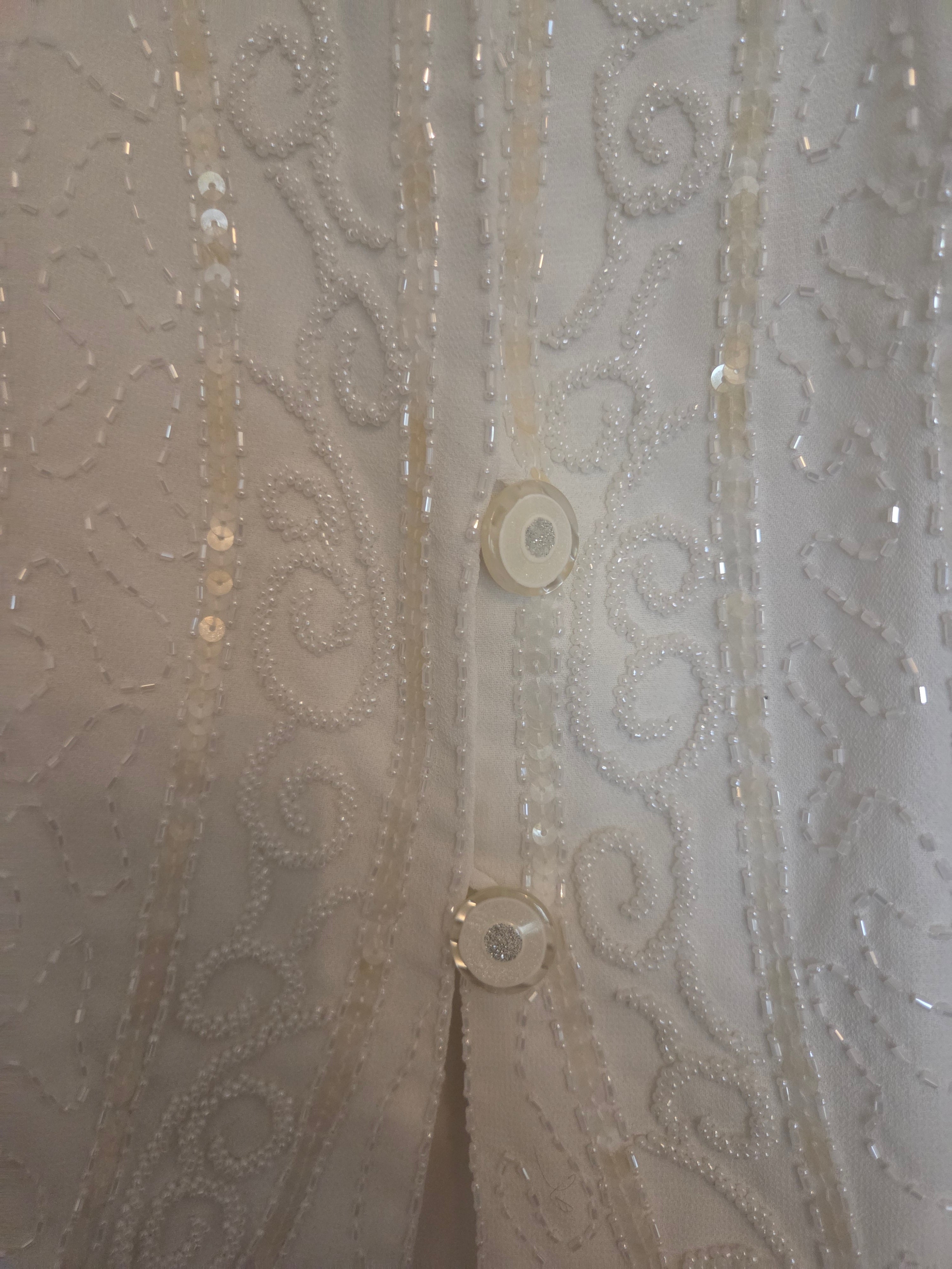 Veste blanche vintage