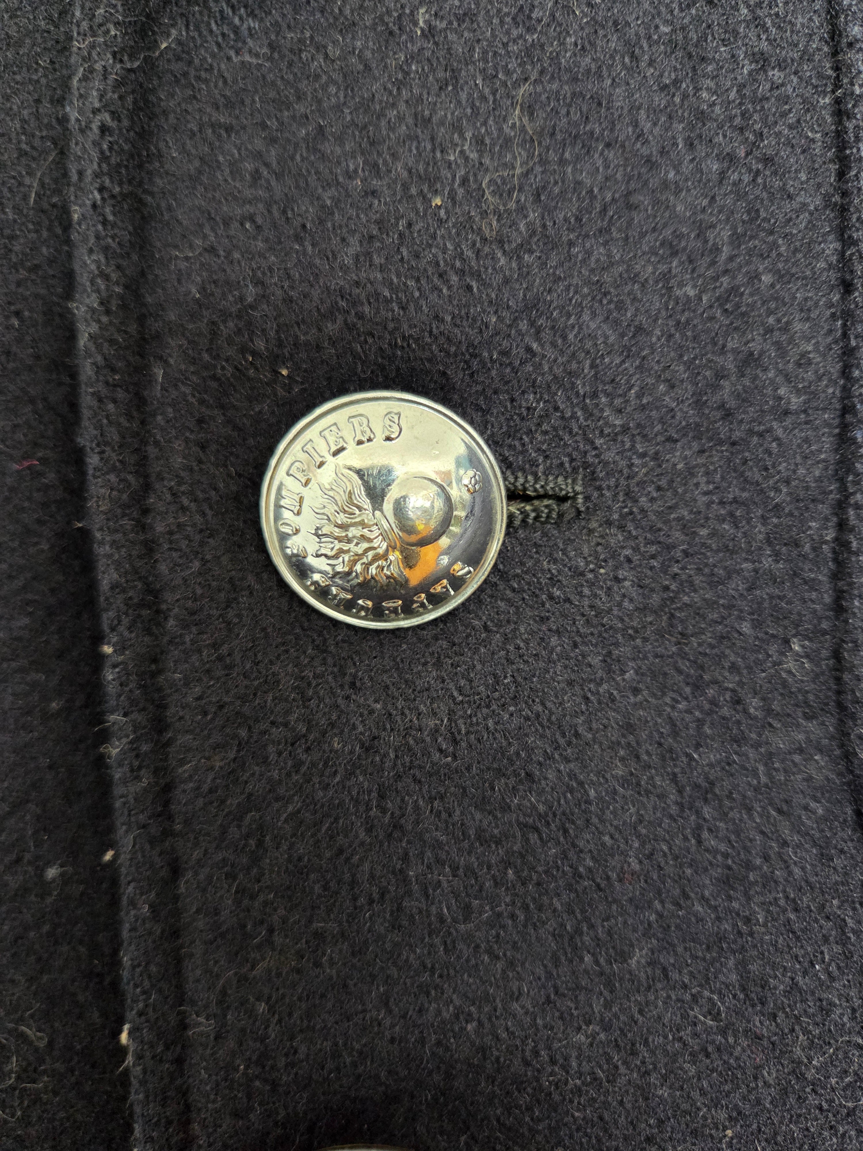 Veste sapeur pompier vintage