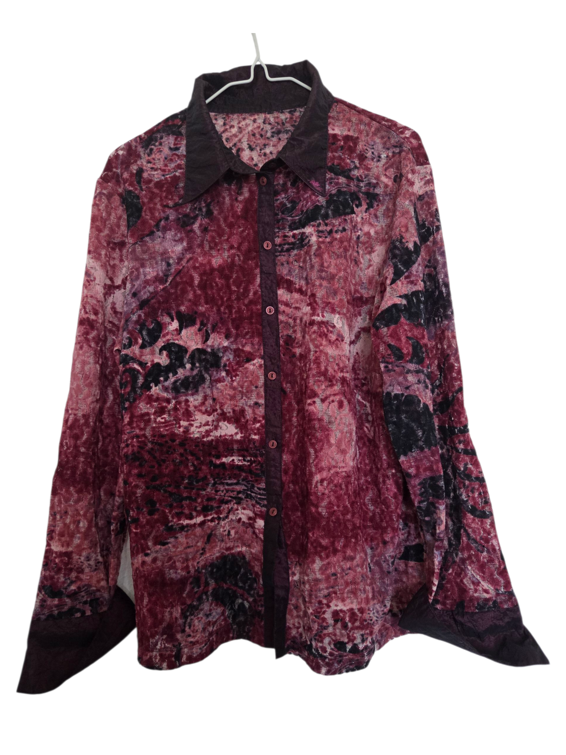 Chemise dentelle y2k