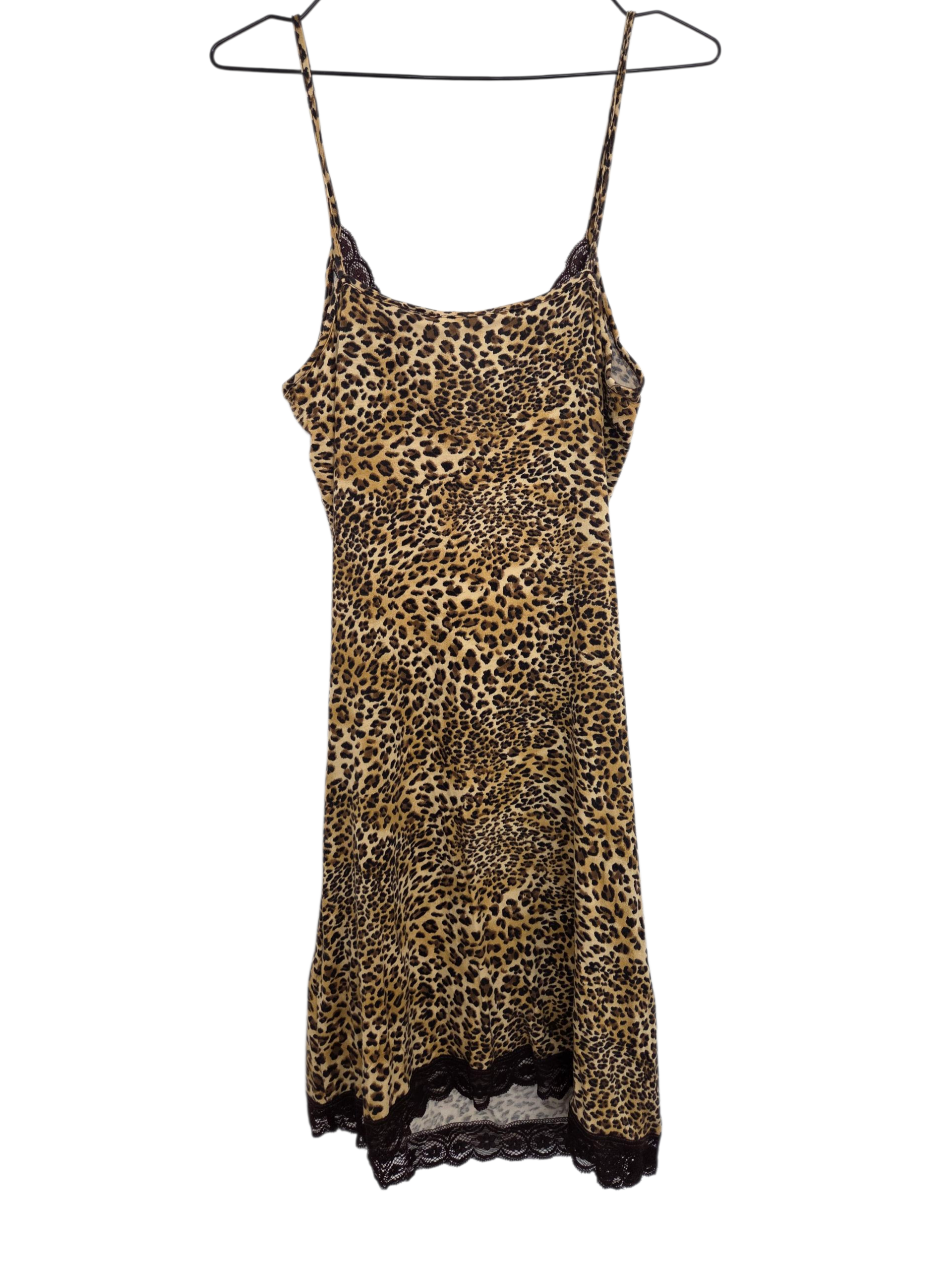 Robe courte léopard