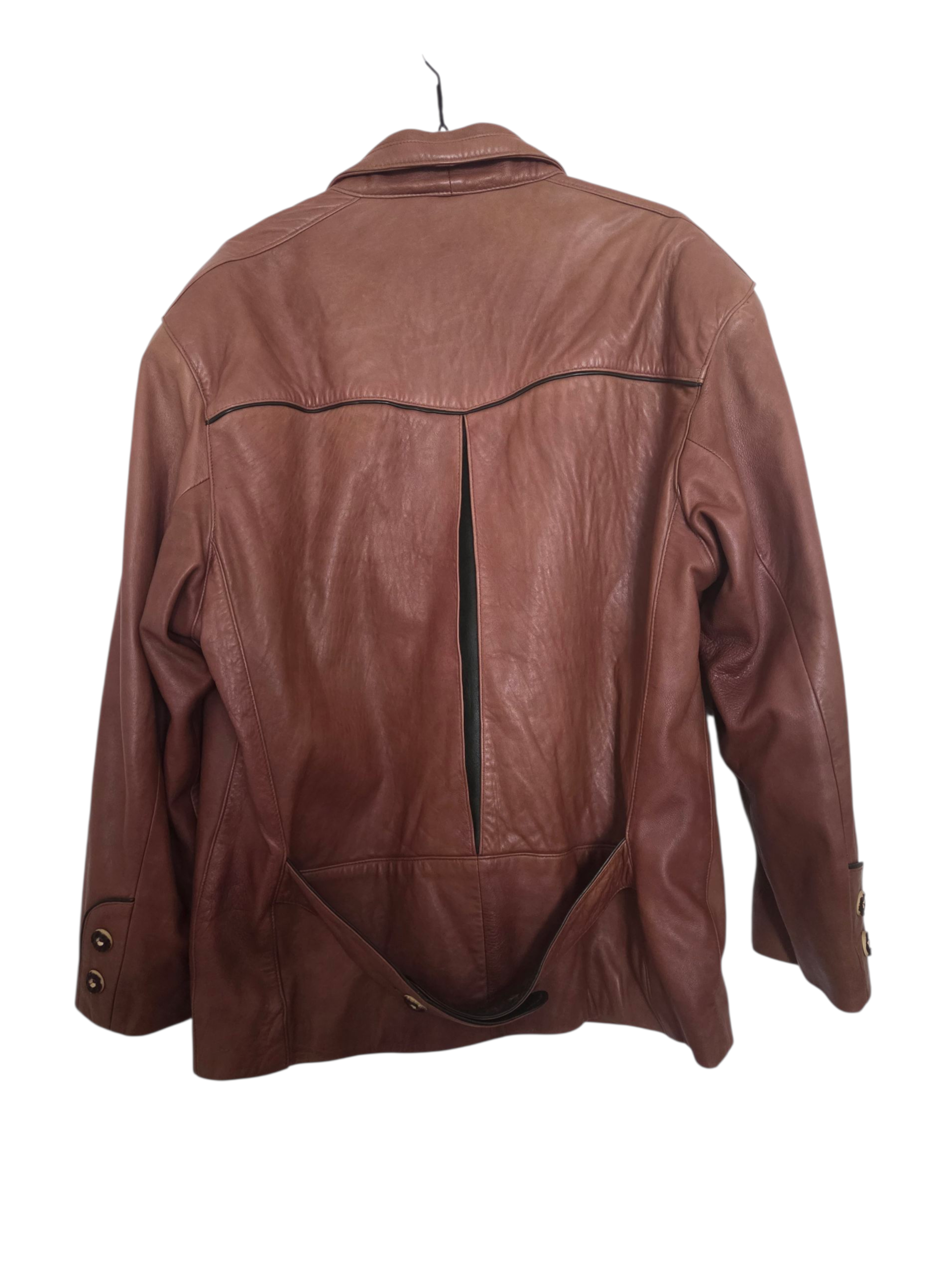 Veste en cuir vintage 80's