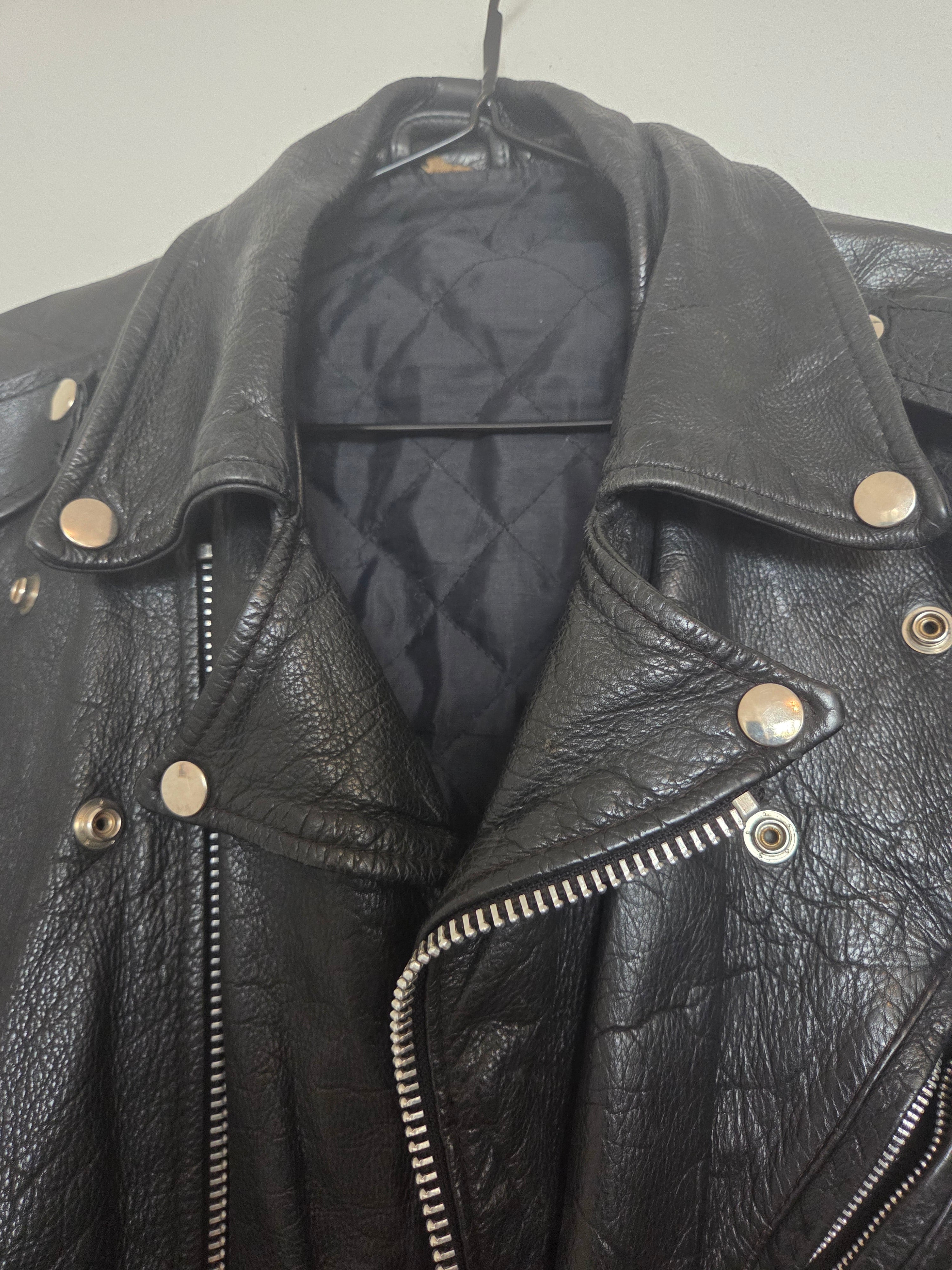 Perfecto Cuir véritable 80's mixte