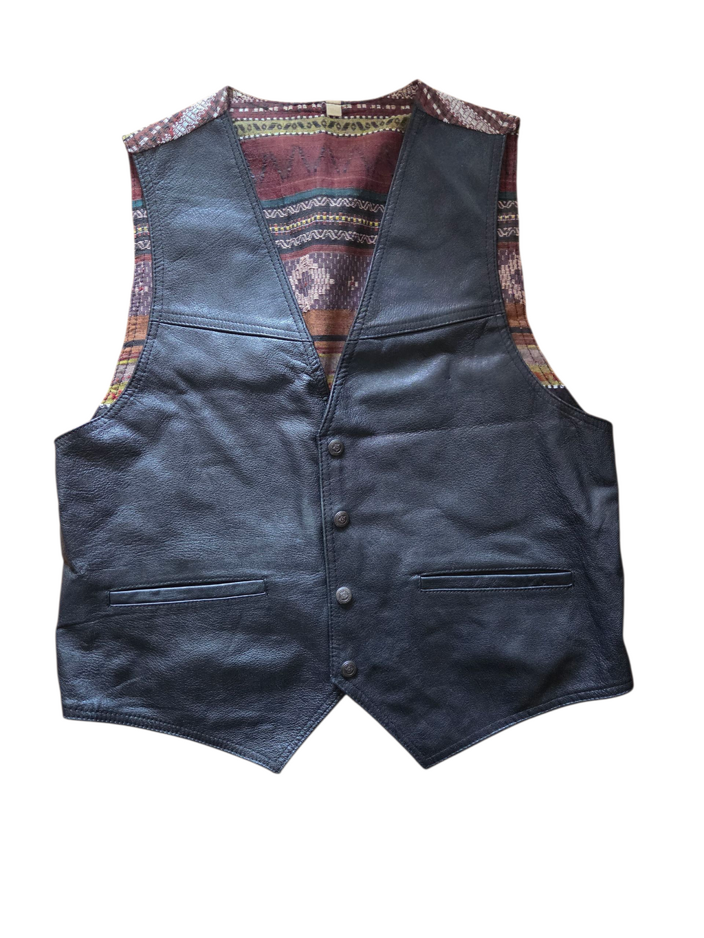 Jacket en cuir véritable homme