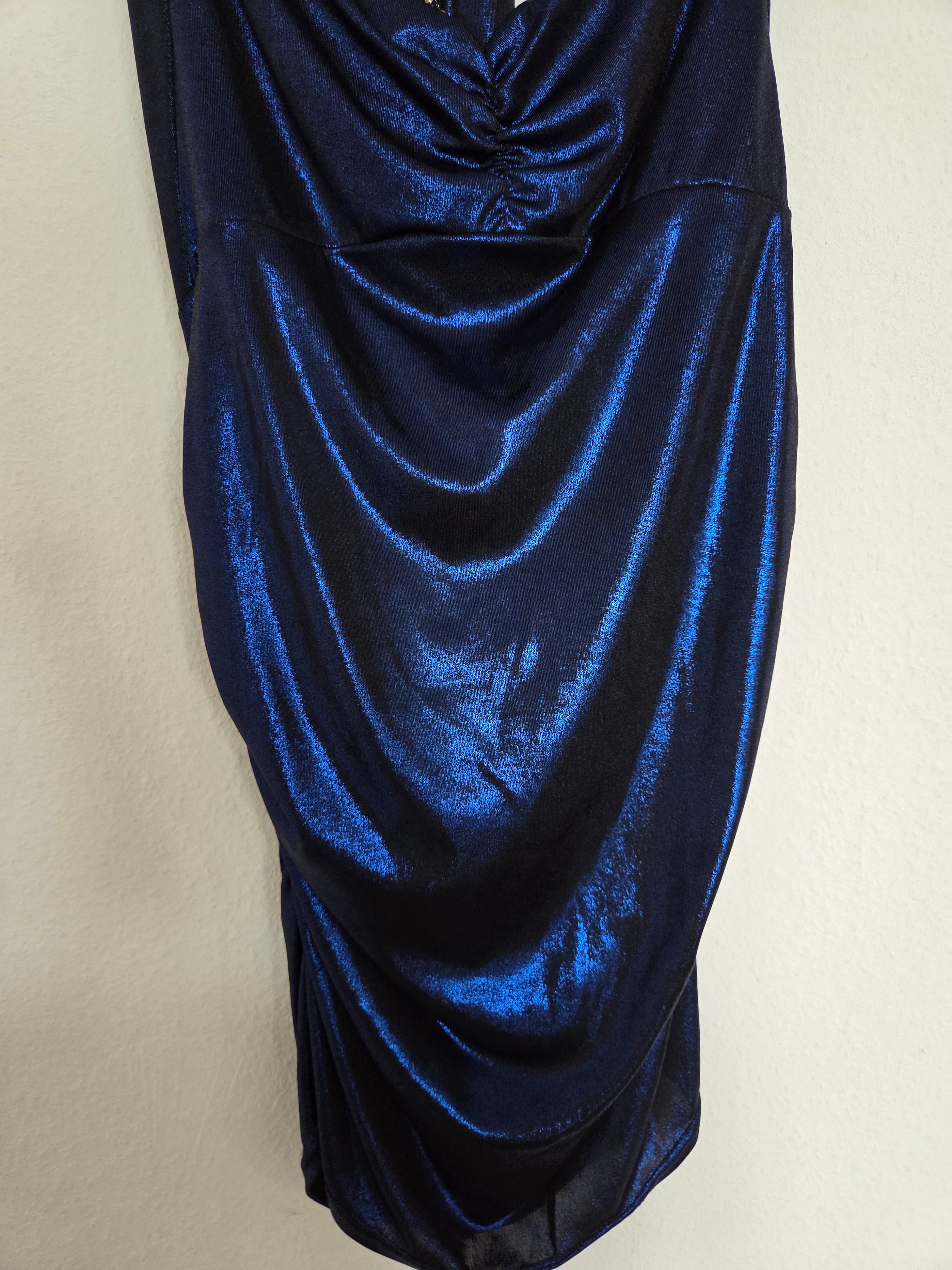 Top bleu brillant