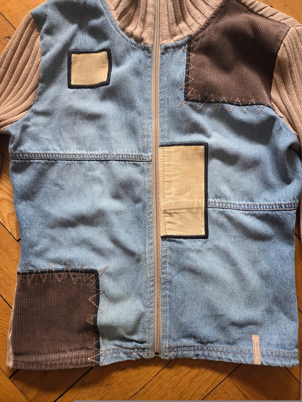 Veste bi matière