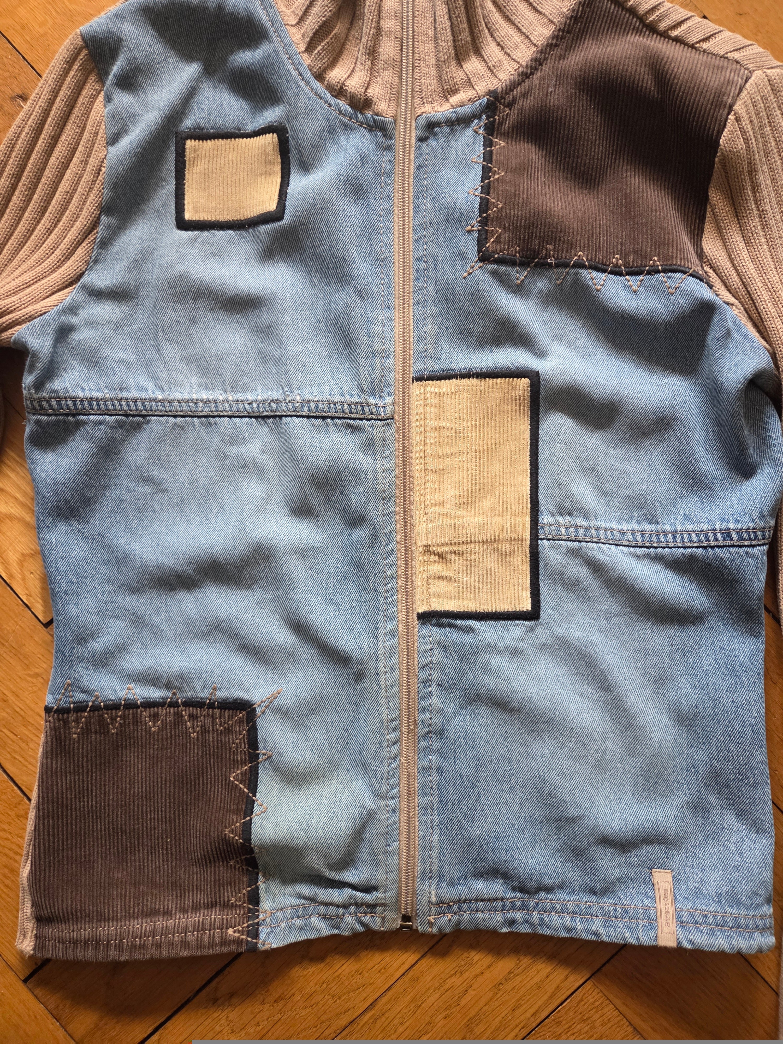Veste bi matière