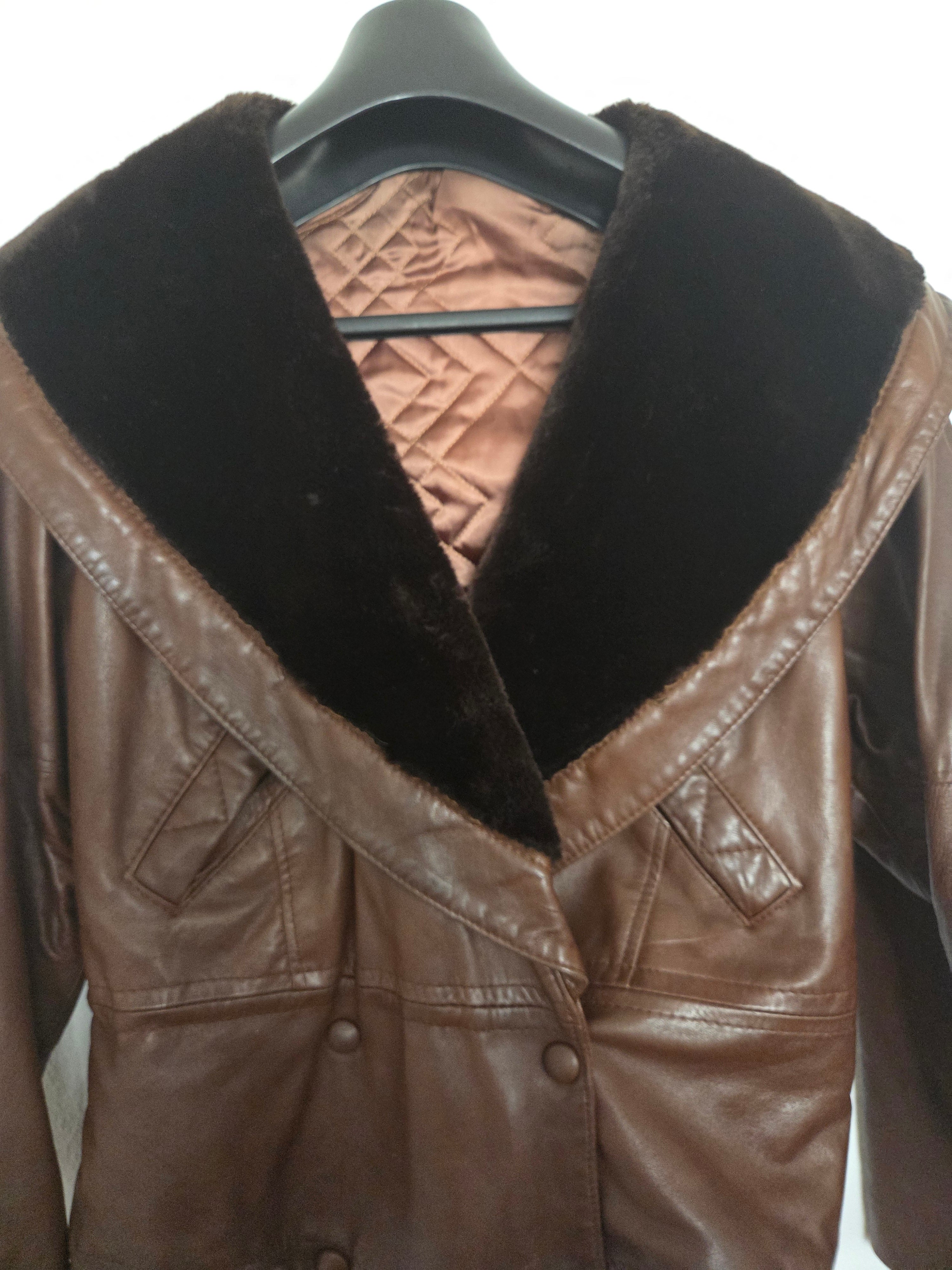 Veste en cuir 80's