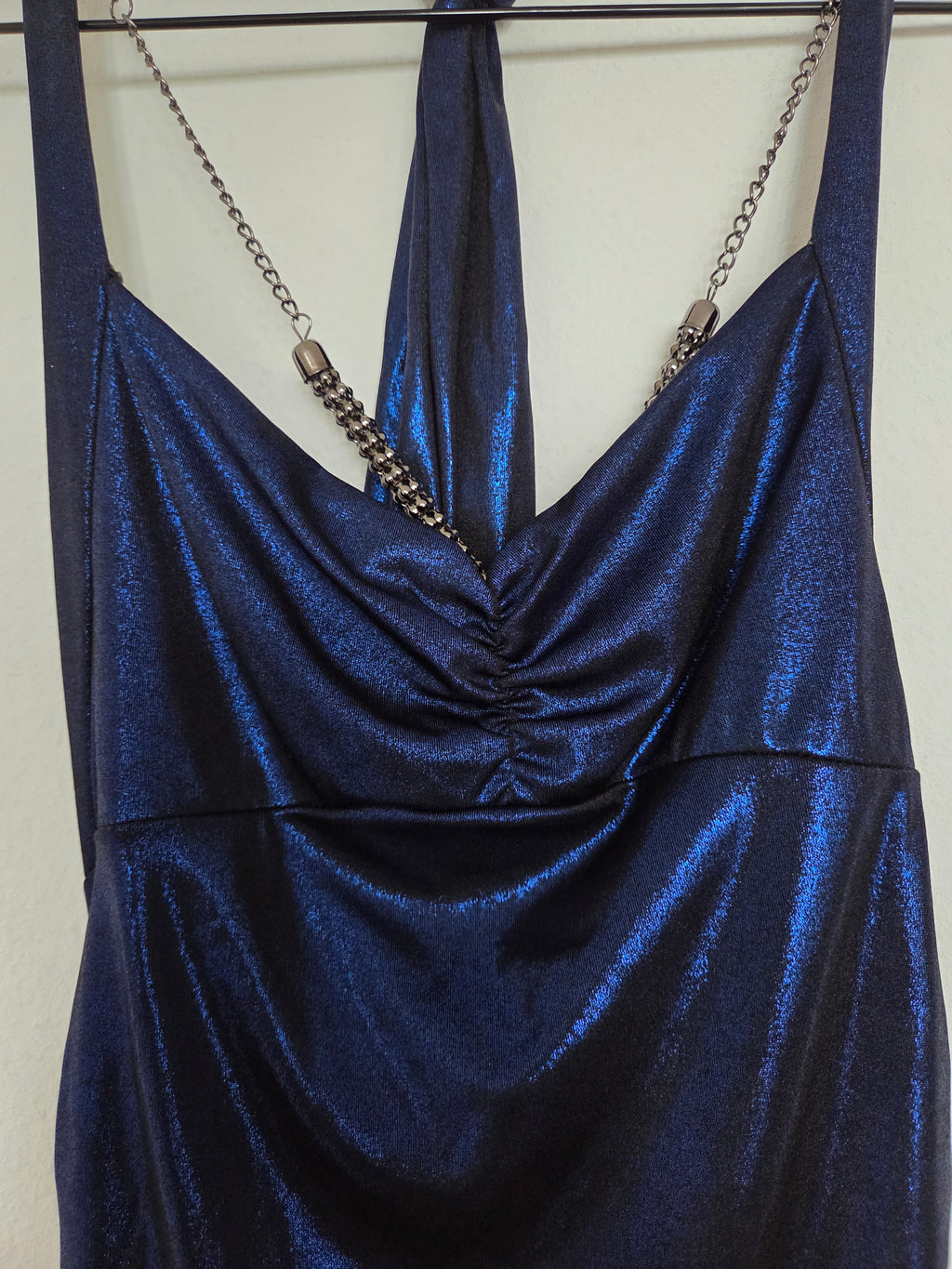 Top bleu brillant