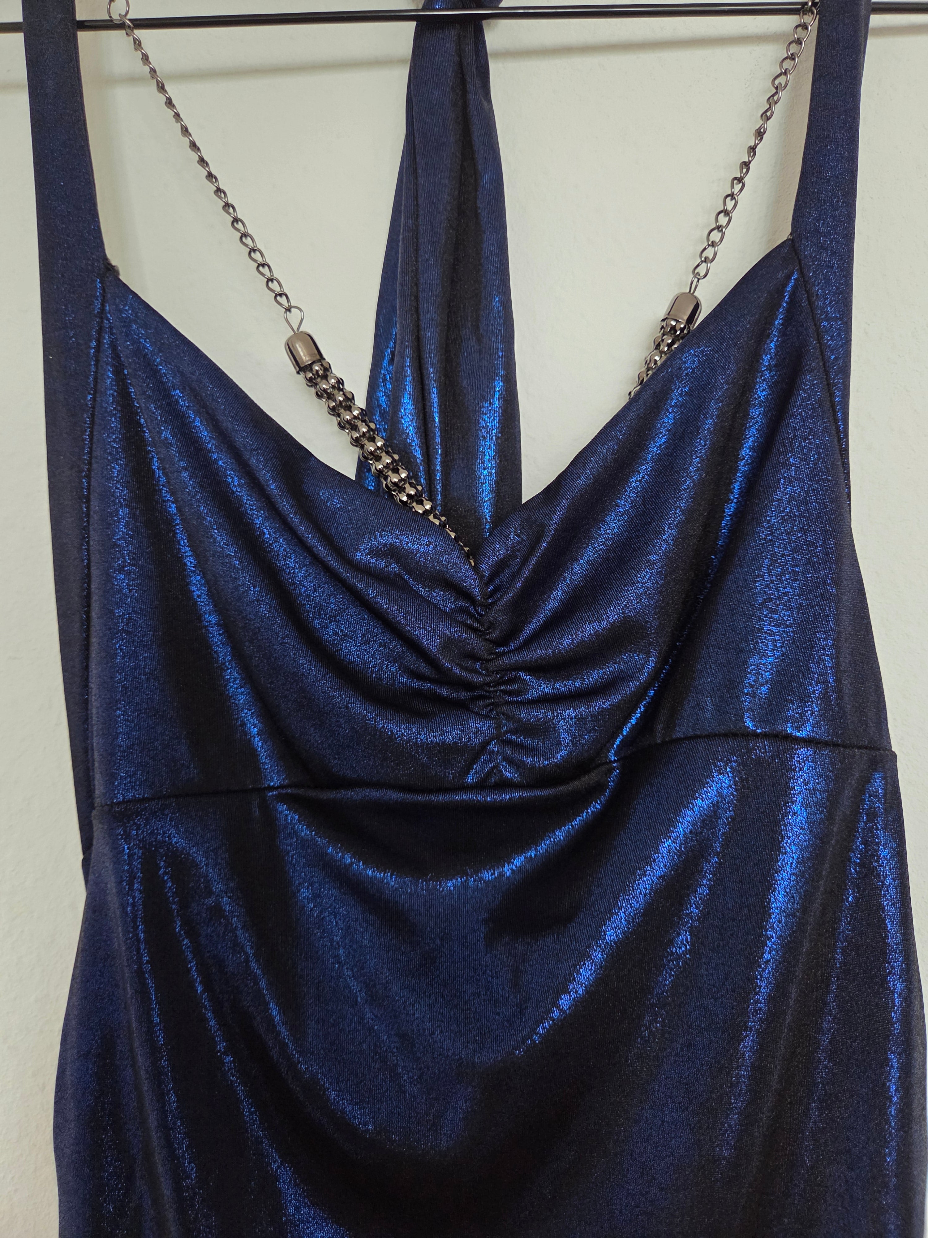 Top bleu brillant