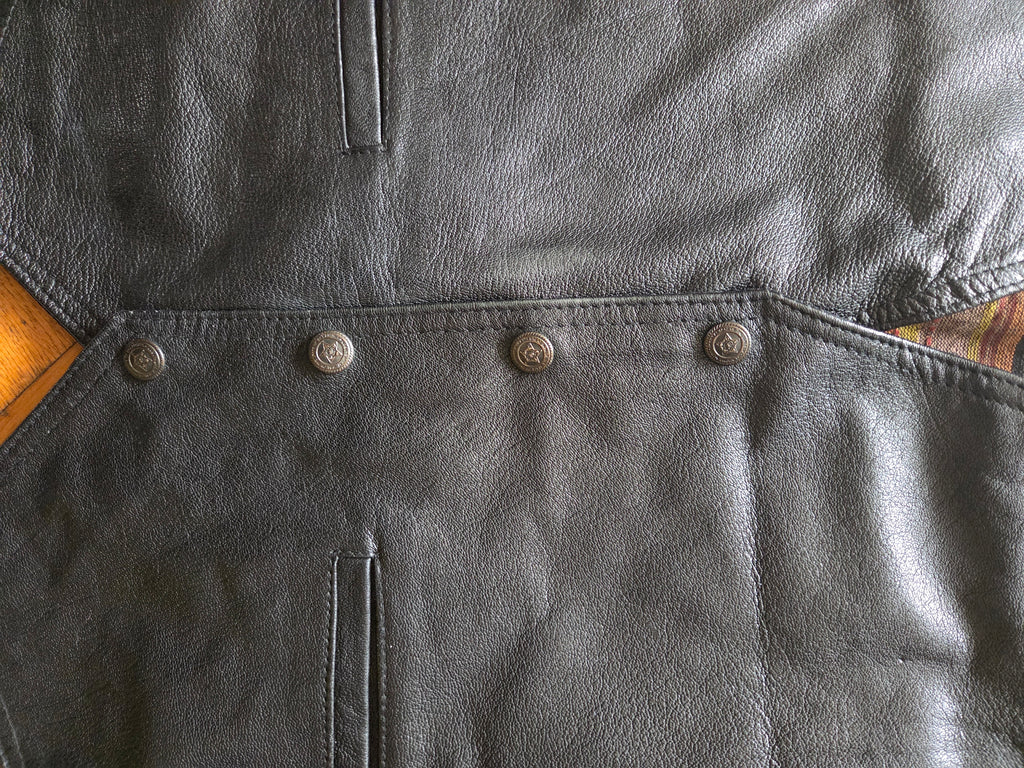 Jacket en cuir véritable homme