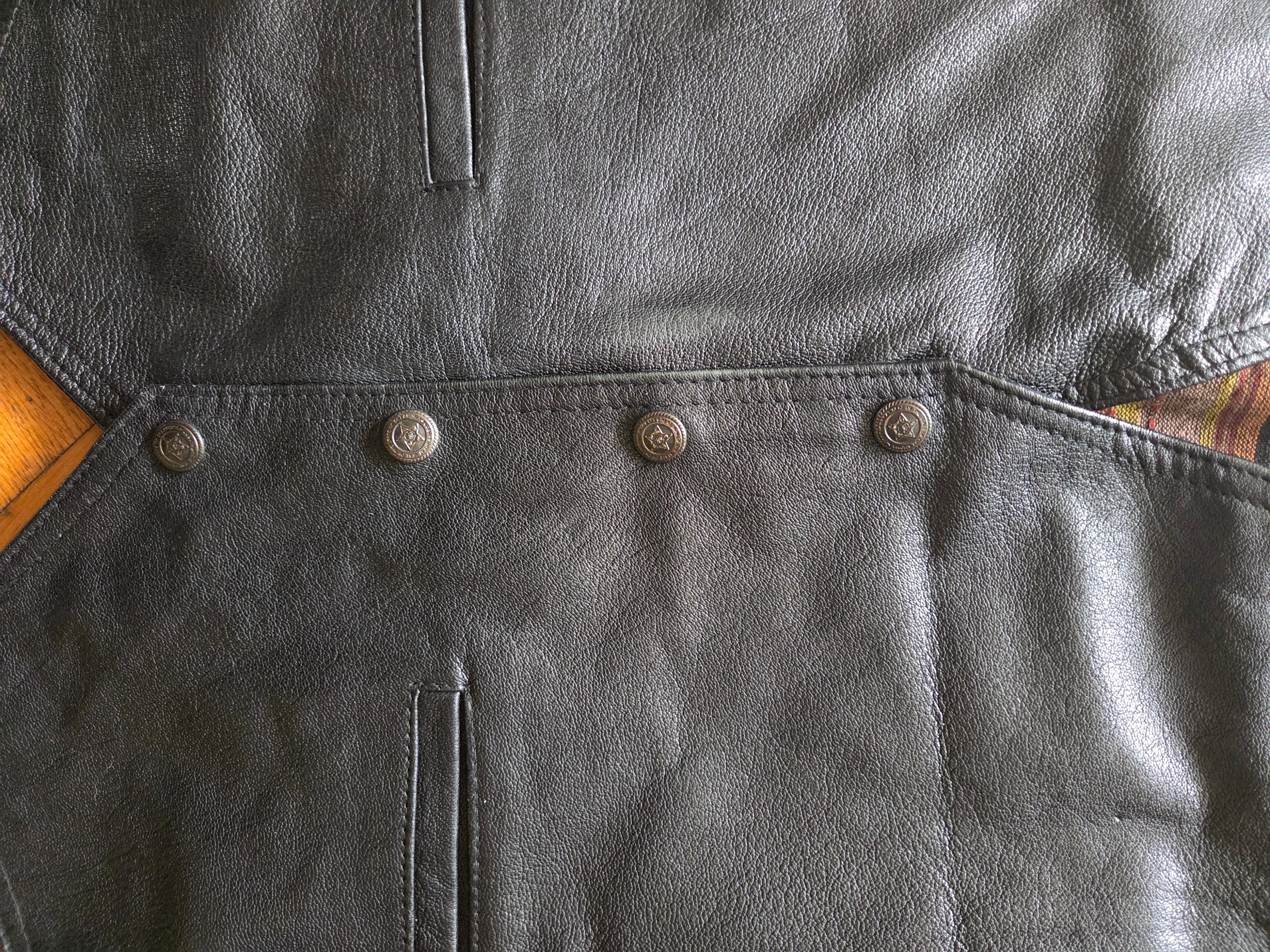 Jacket en cuir véritable homme