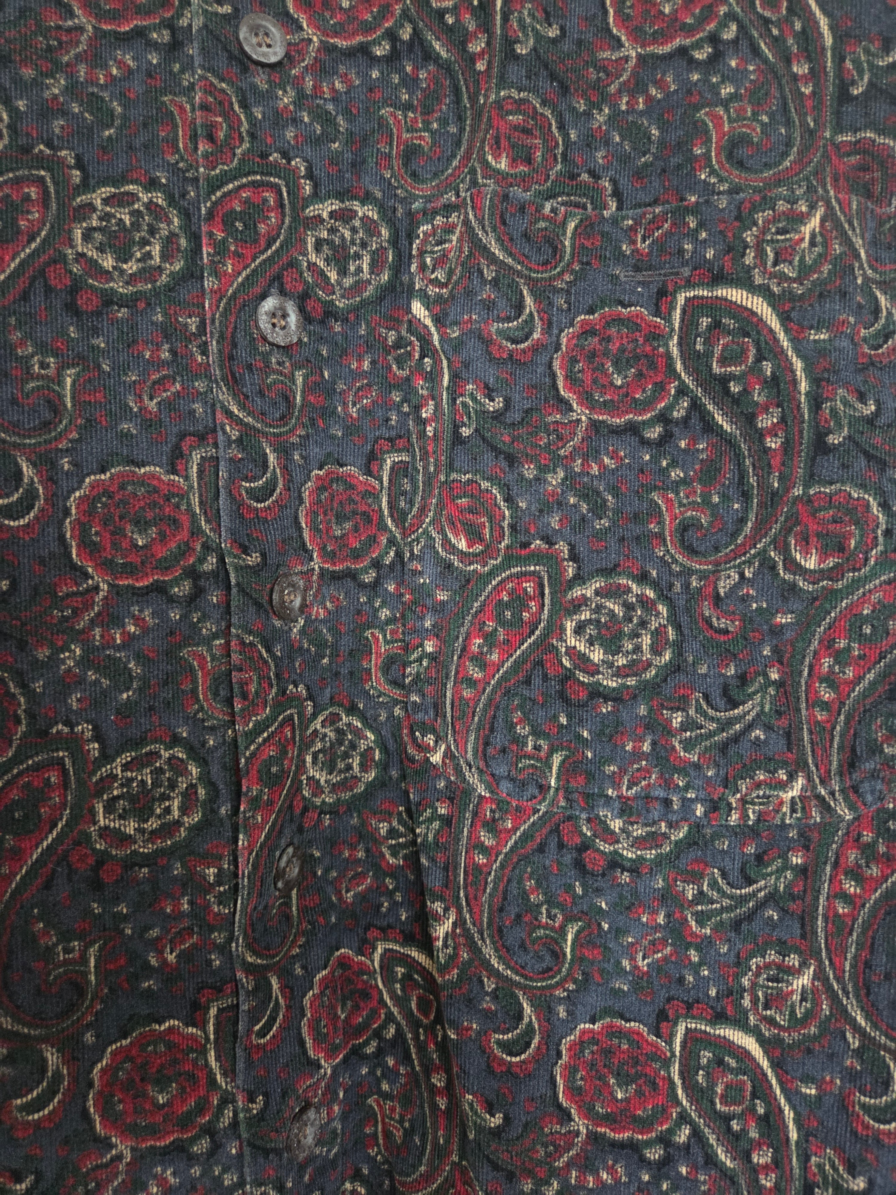 Chemise velours côtelé vintage