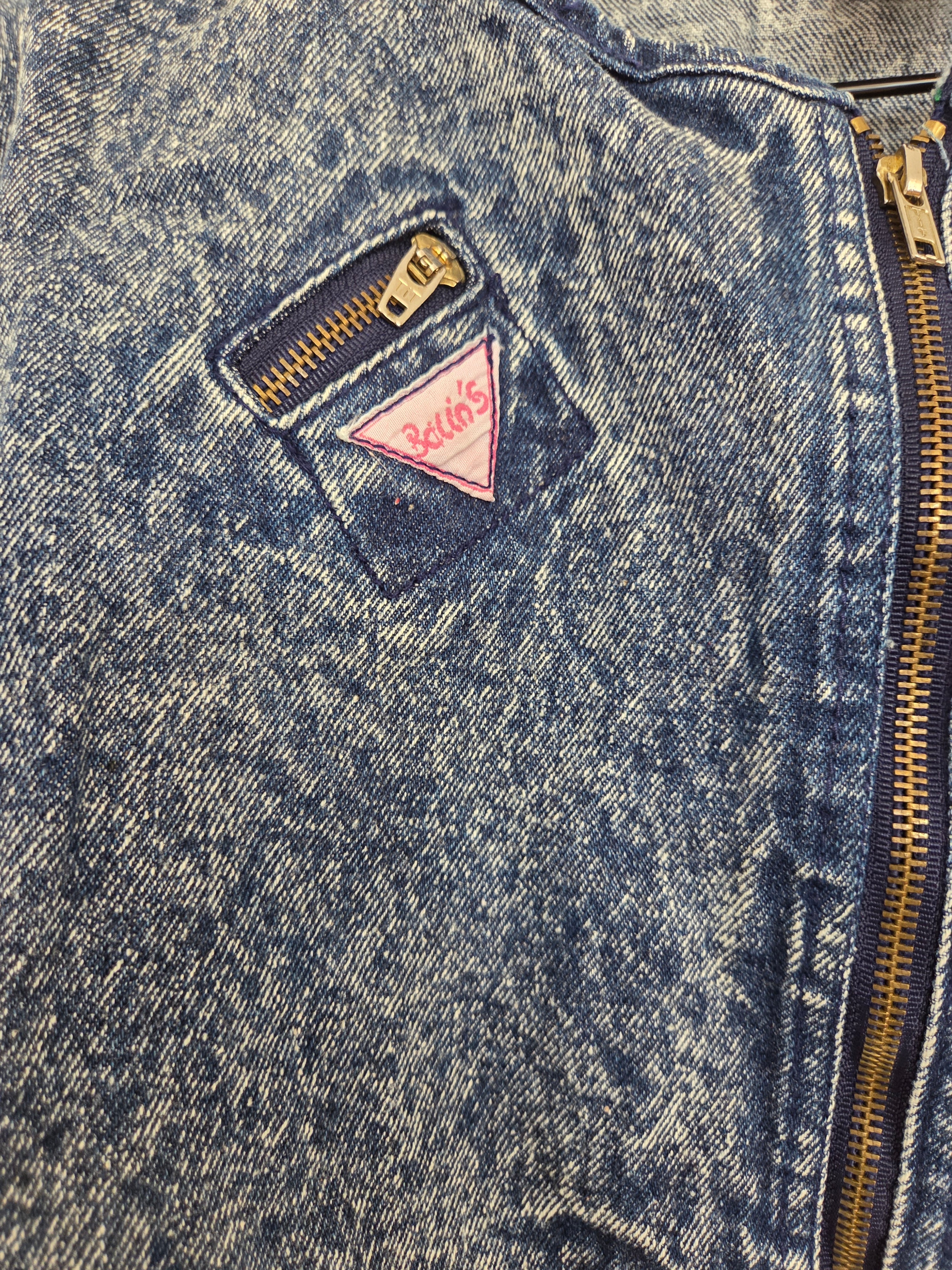 Crop top jean vintage
