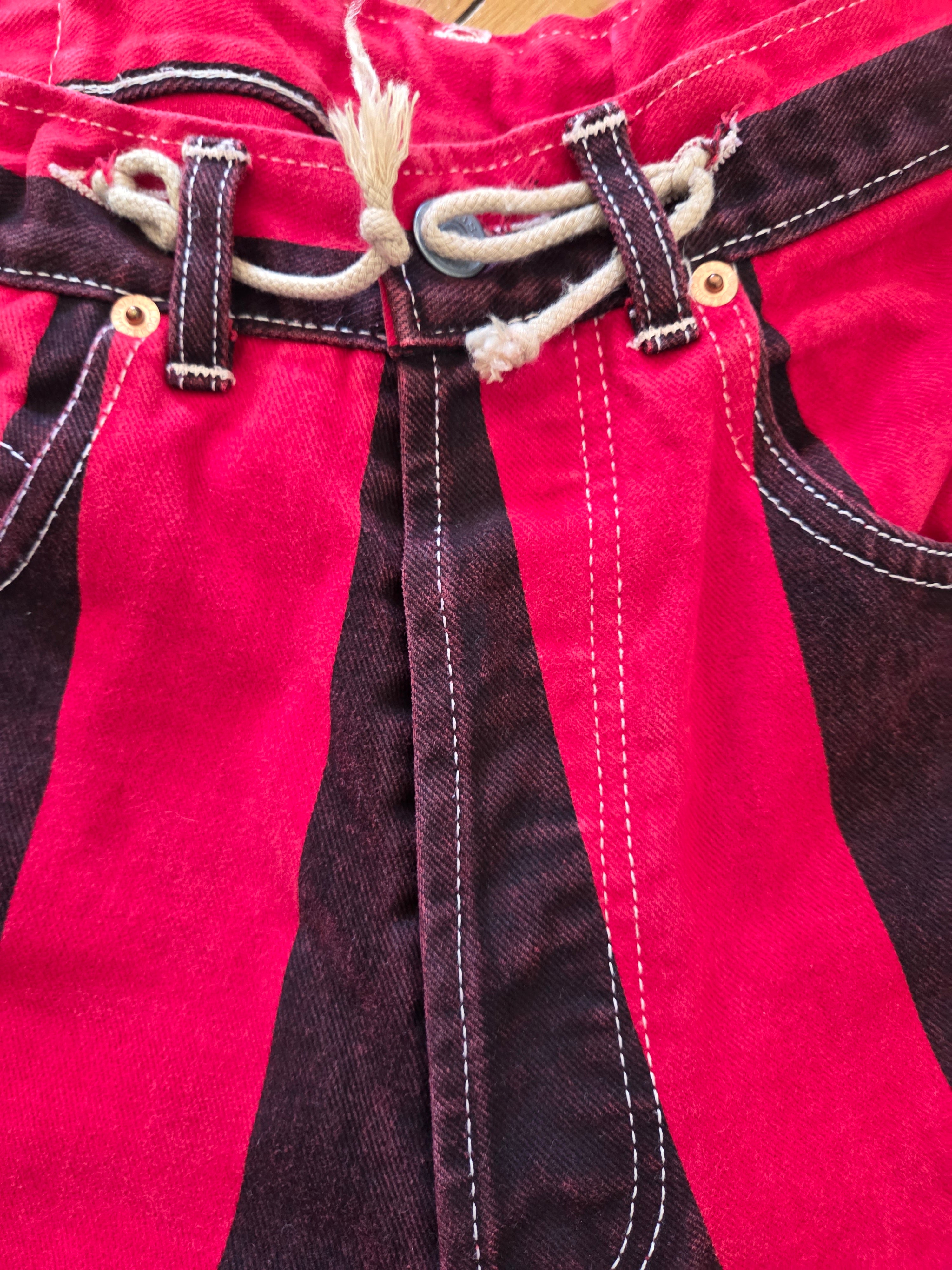 Short rayé vintage