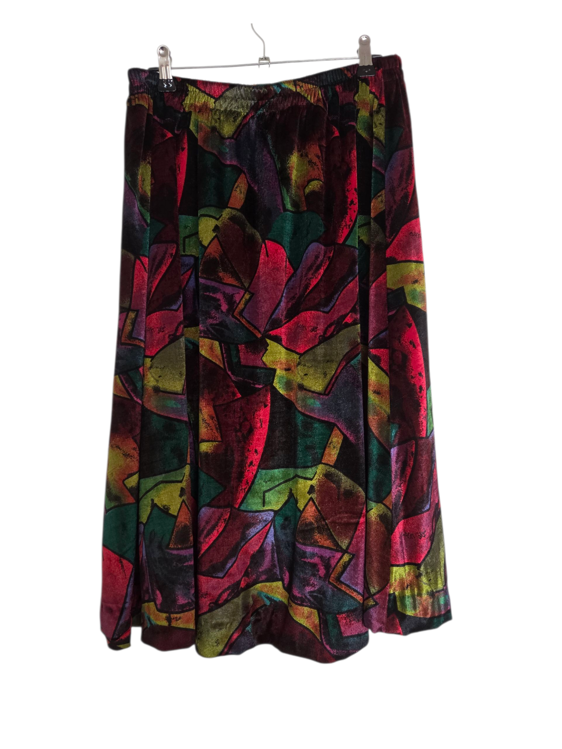 Jupe velours brillants