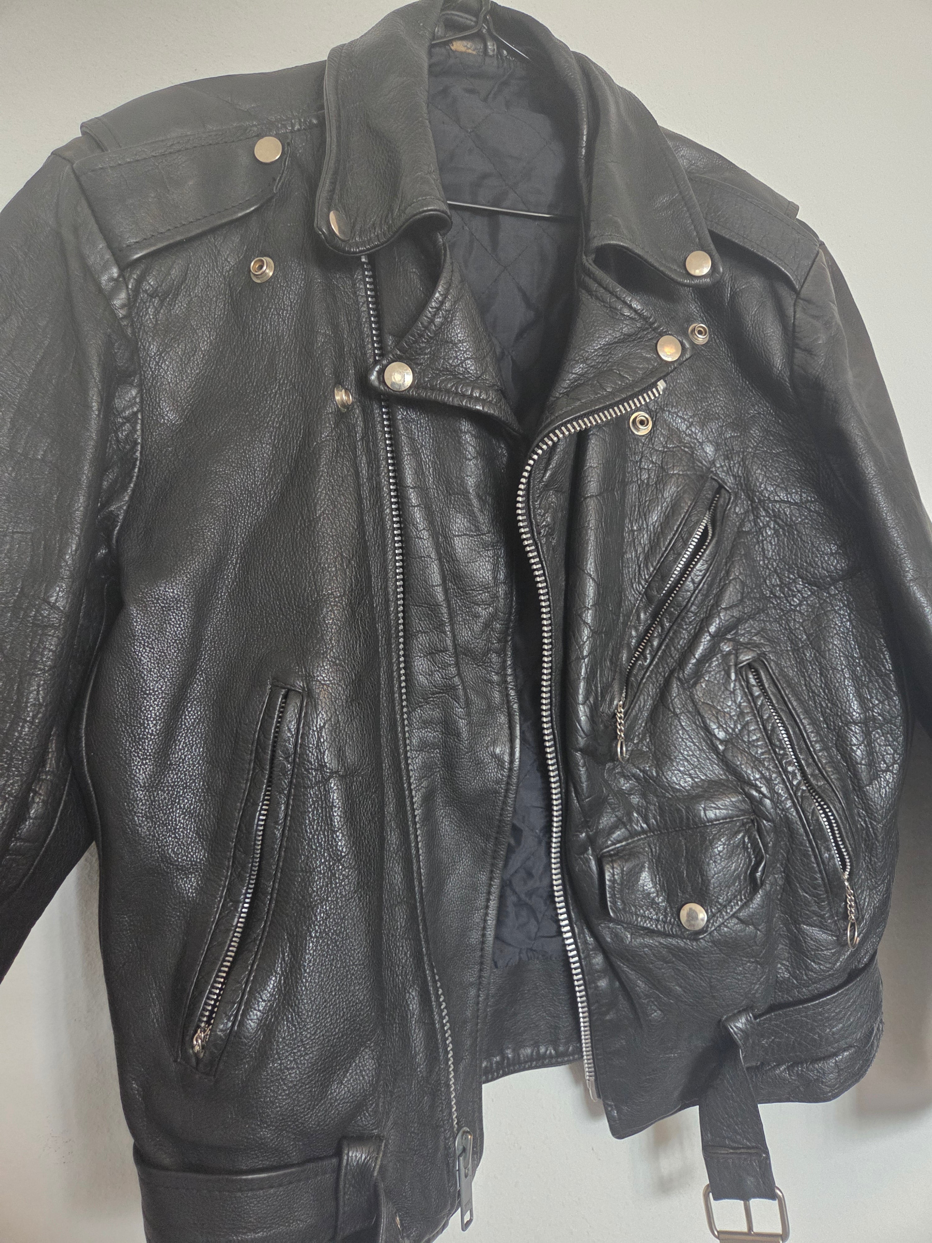 Perfecto Cuir véritable 80's mixte