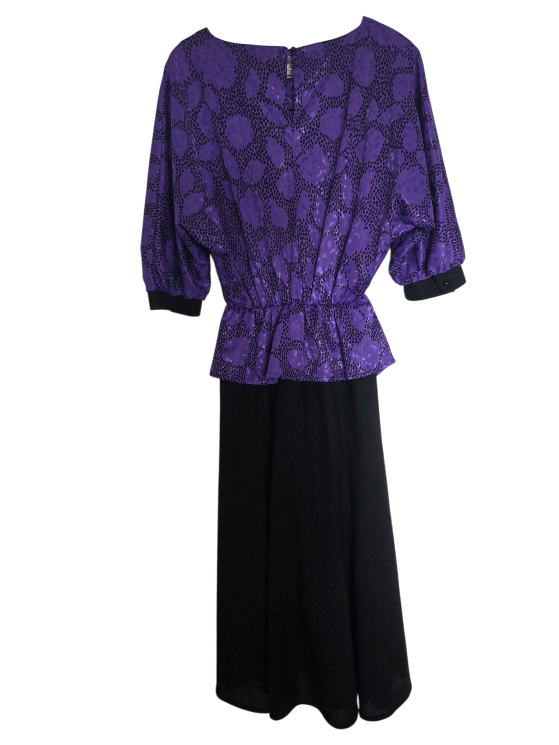 Robe péplum vintage