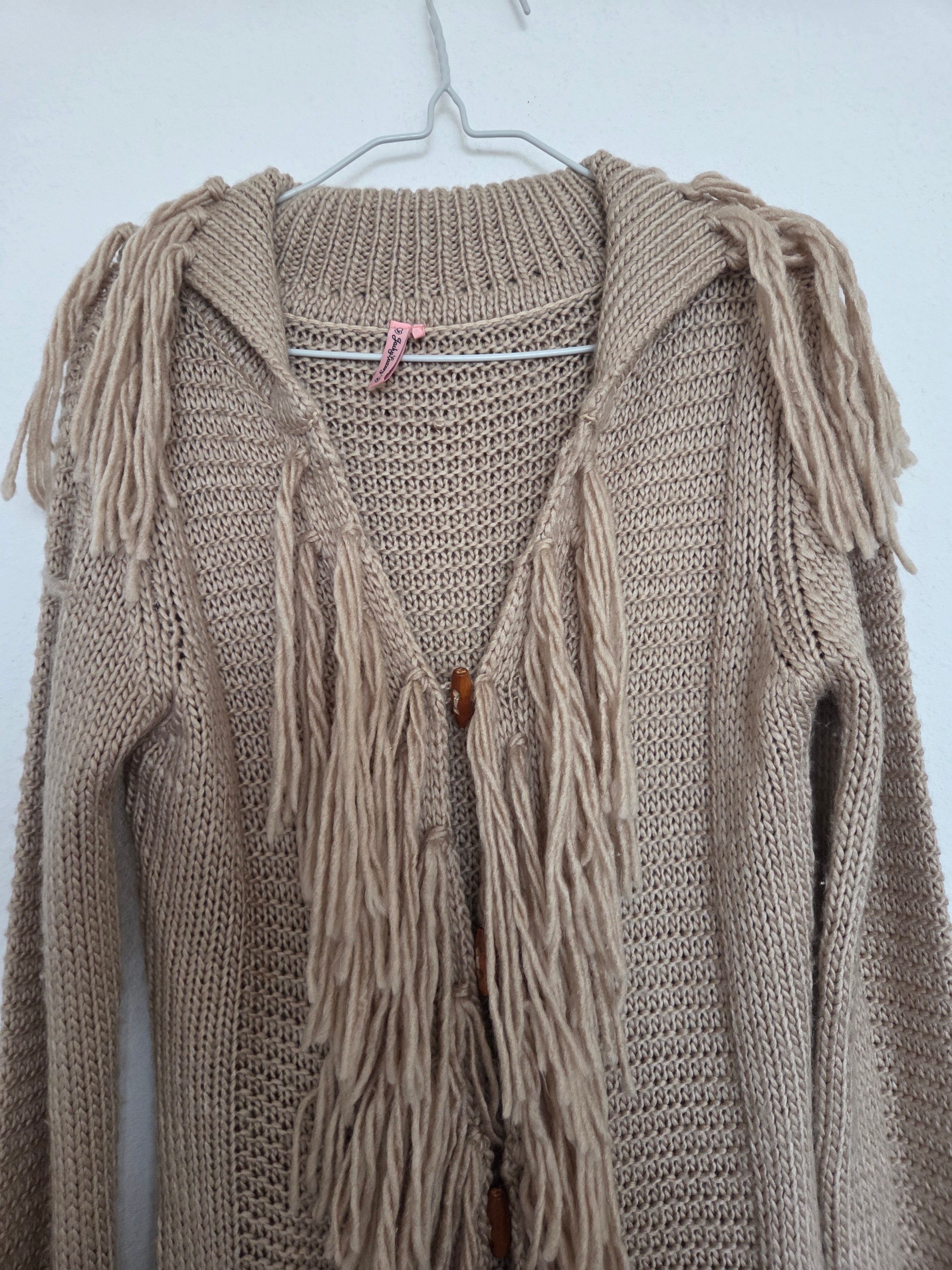 Cardigan franges y2k