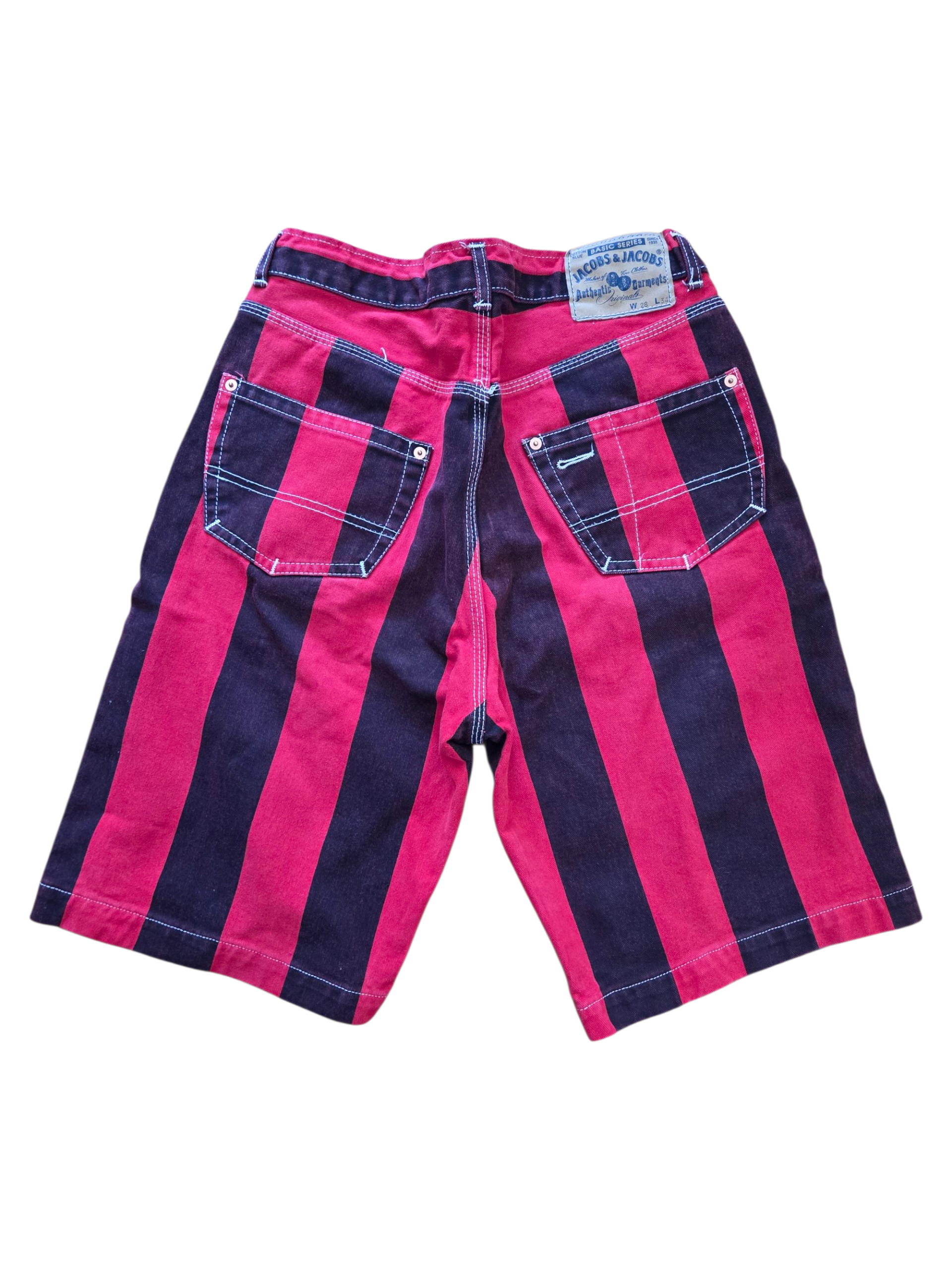 Short rayé vintage