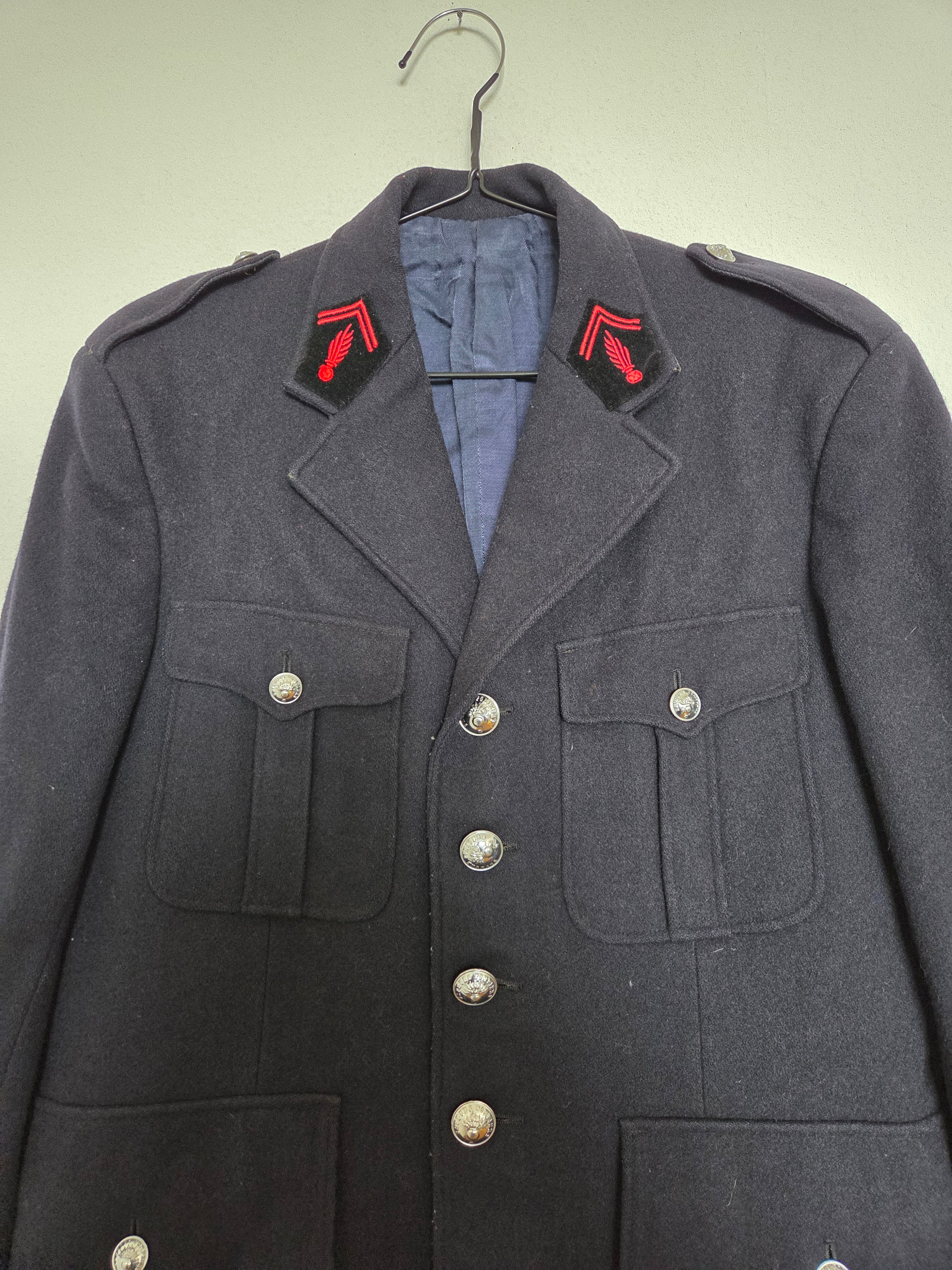 Veste sapeur pompier vintage
