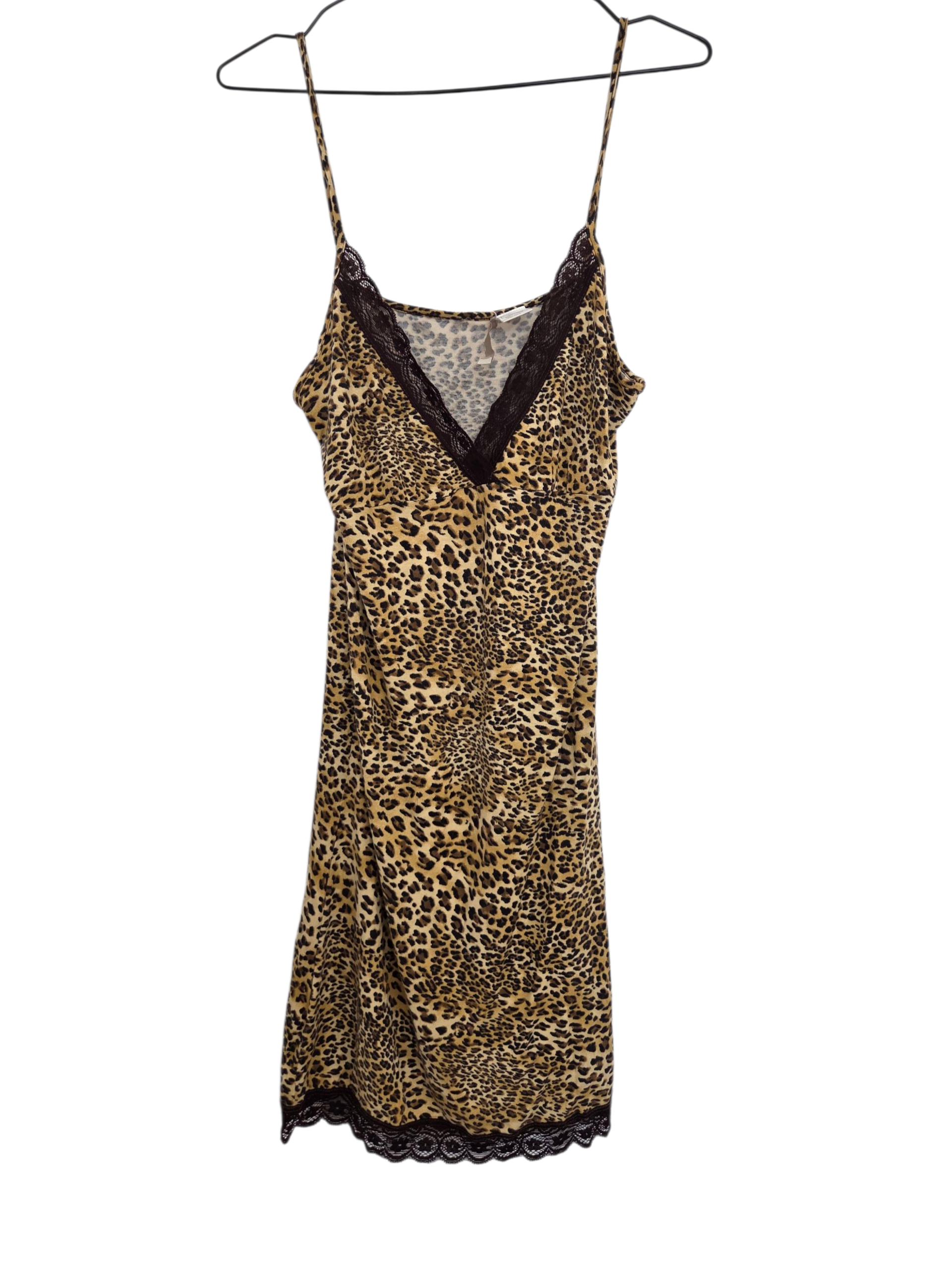 Robe courte léopard