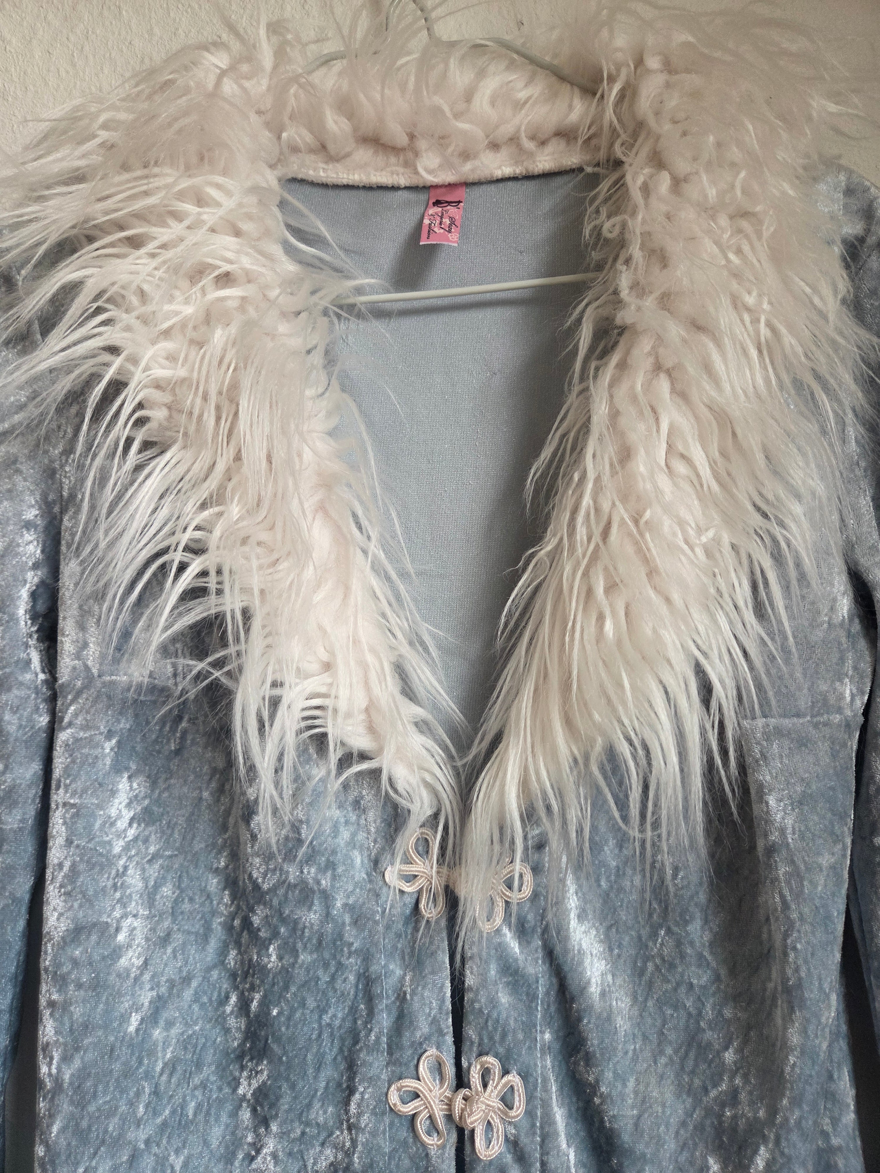 Veste velours/ fourrure