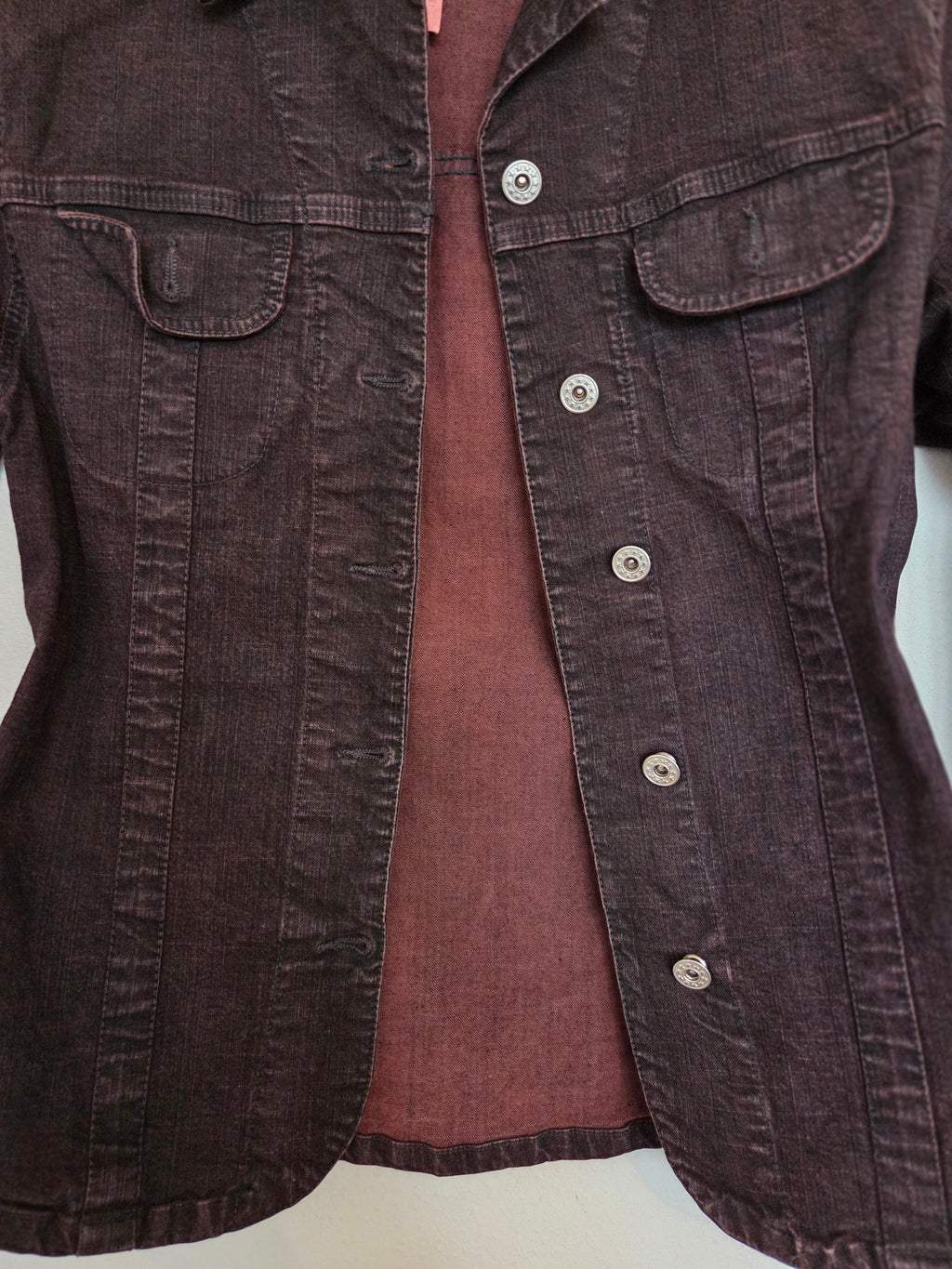 Veste en jeans délavée
