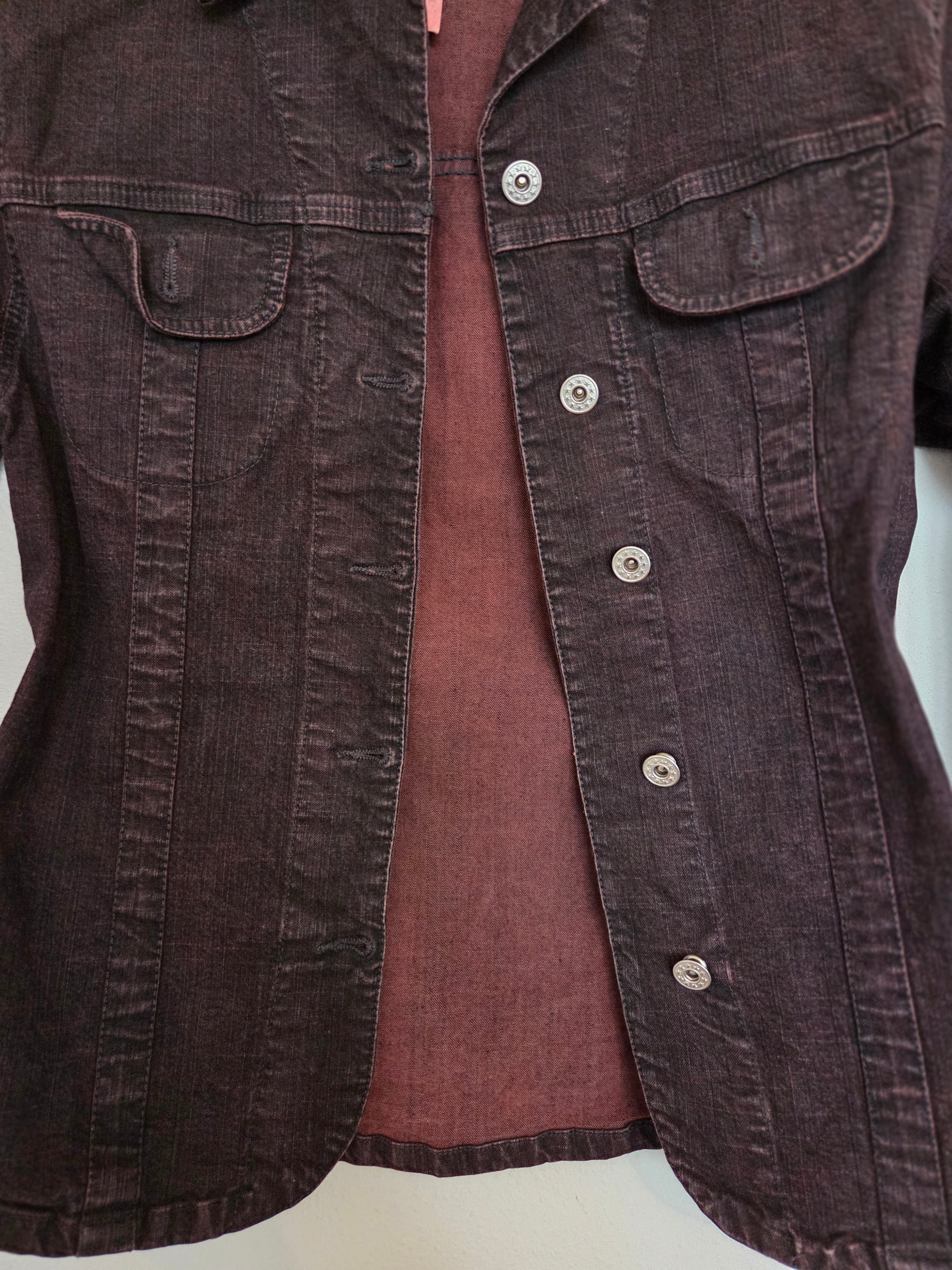 Veste en jeans délavée