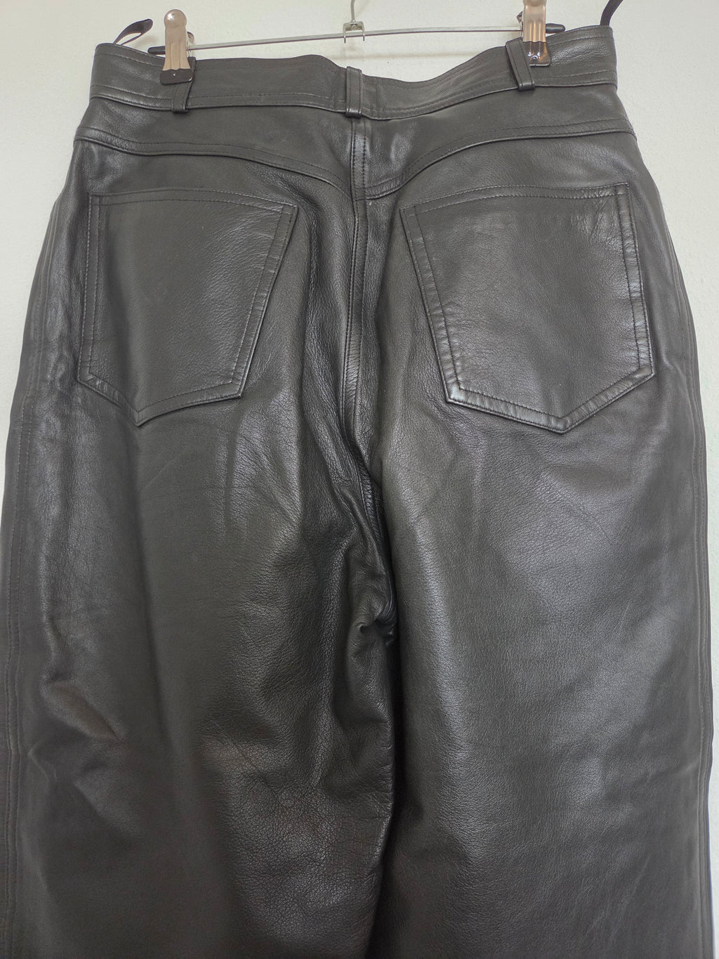 Pantalon cuir véritable vintage