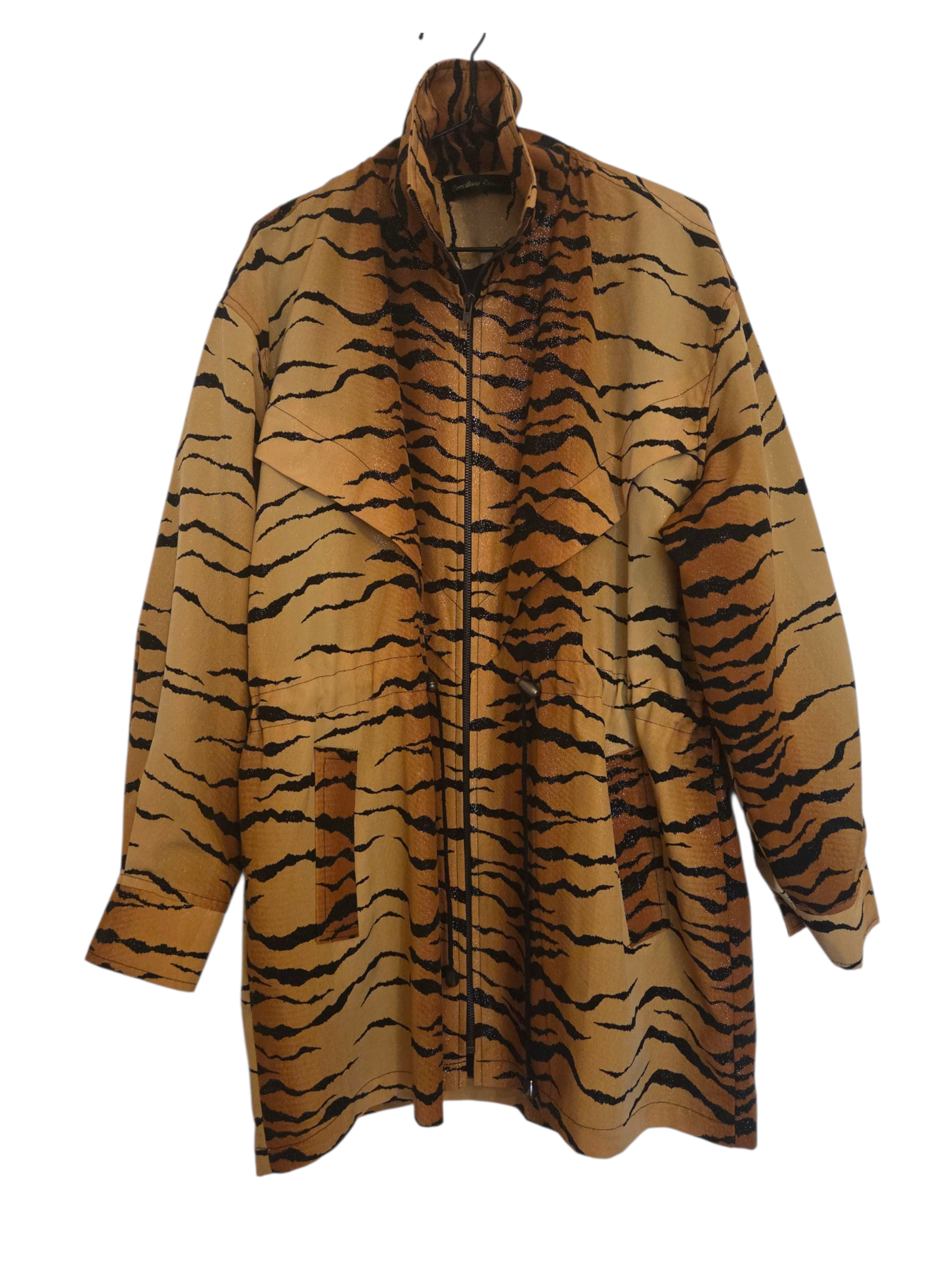 Veste tigrée brillante